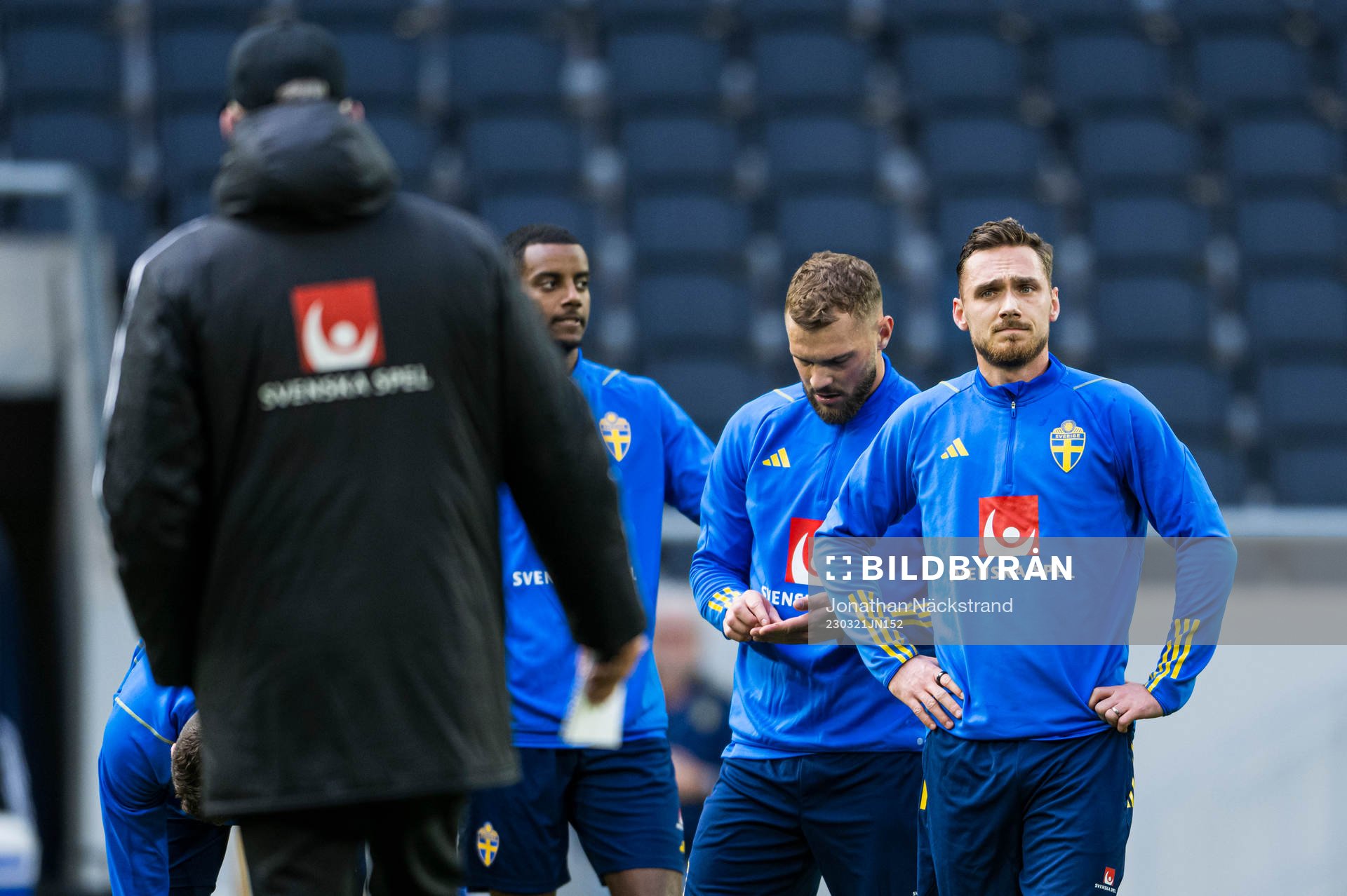 Linus Wahlqvist Egnell of the Swedish national football team