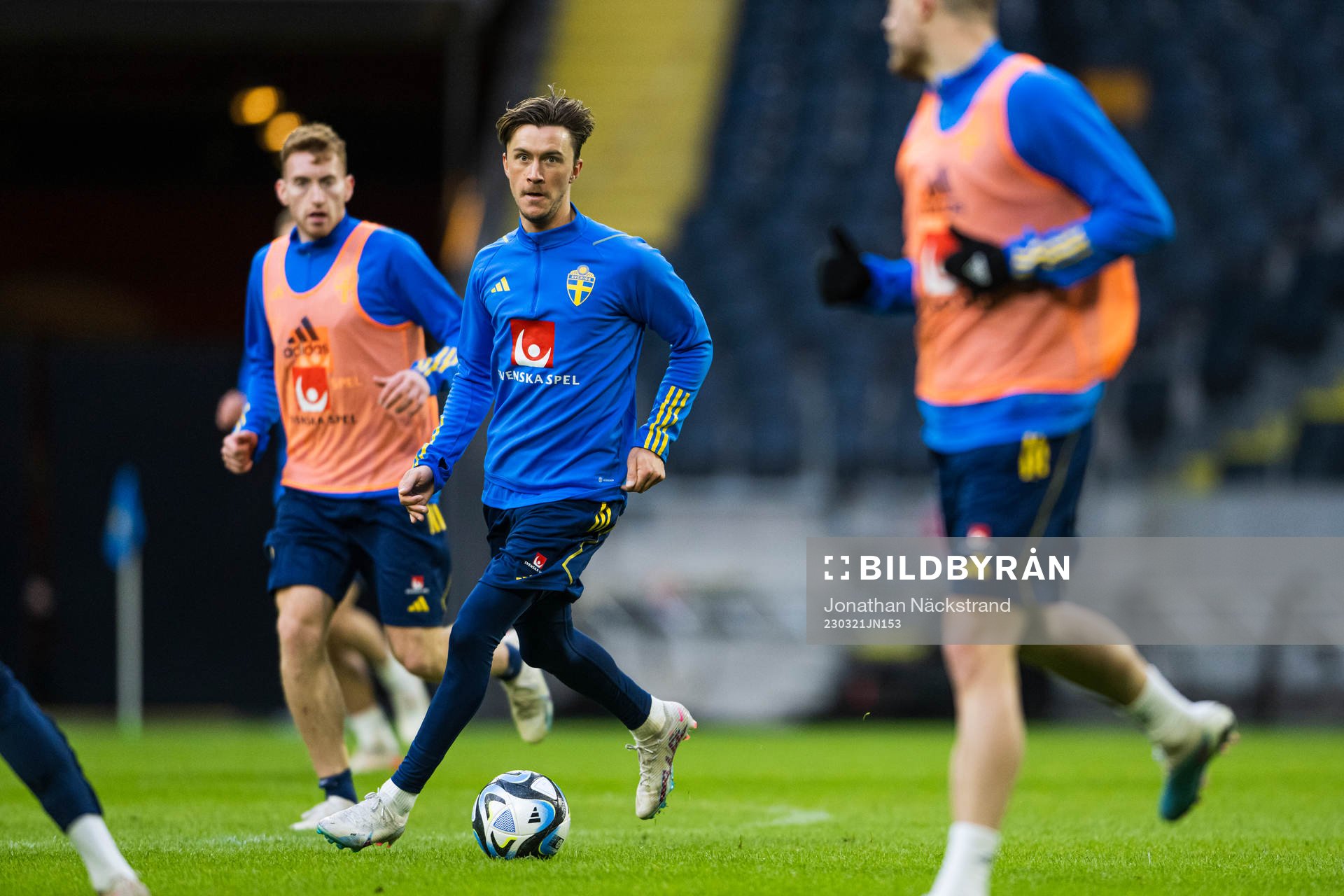 Kristoffer Olsson of the Swedish national football team