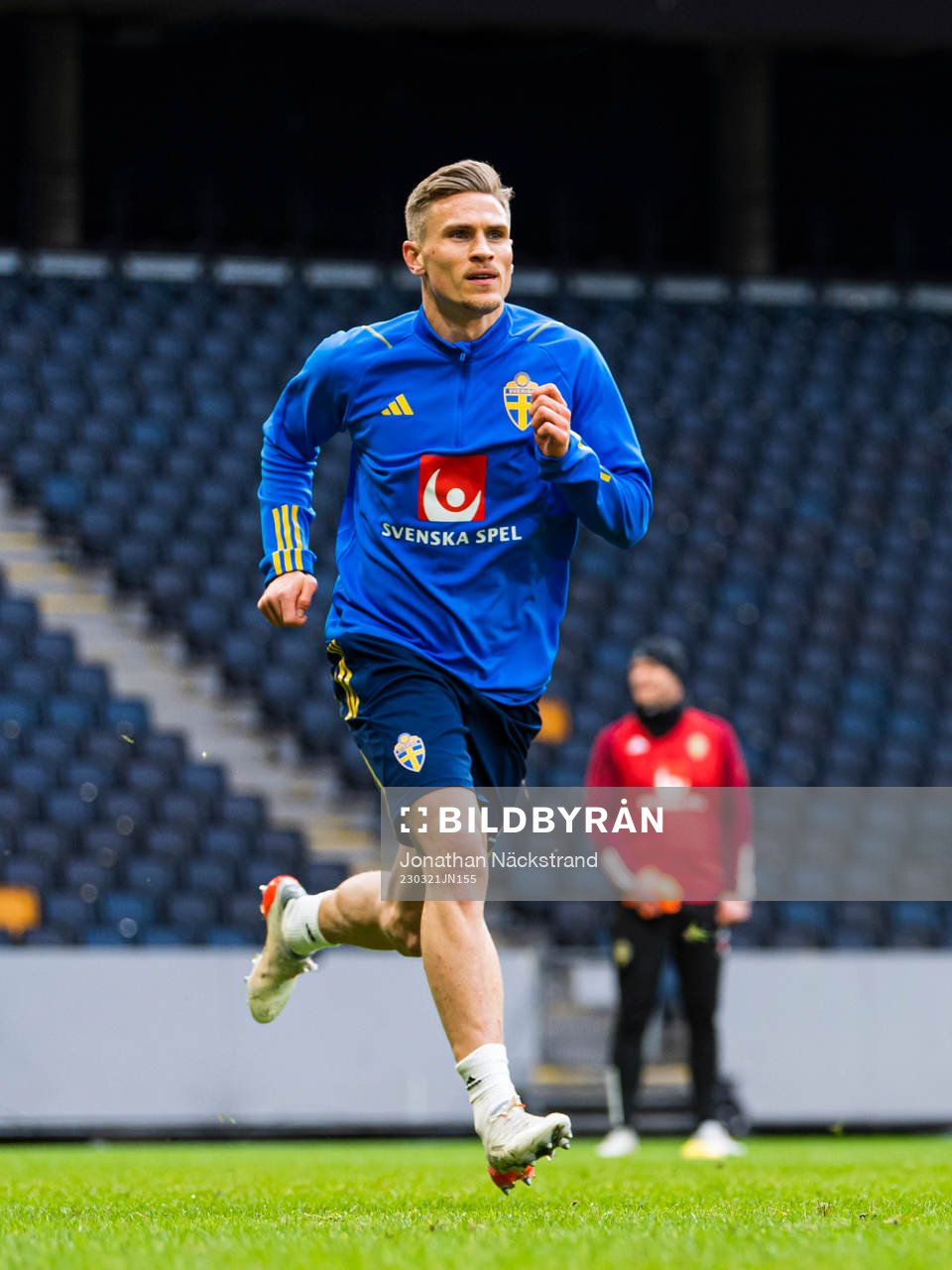 Carl Starfelt of the Swedish national football team
