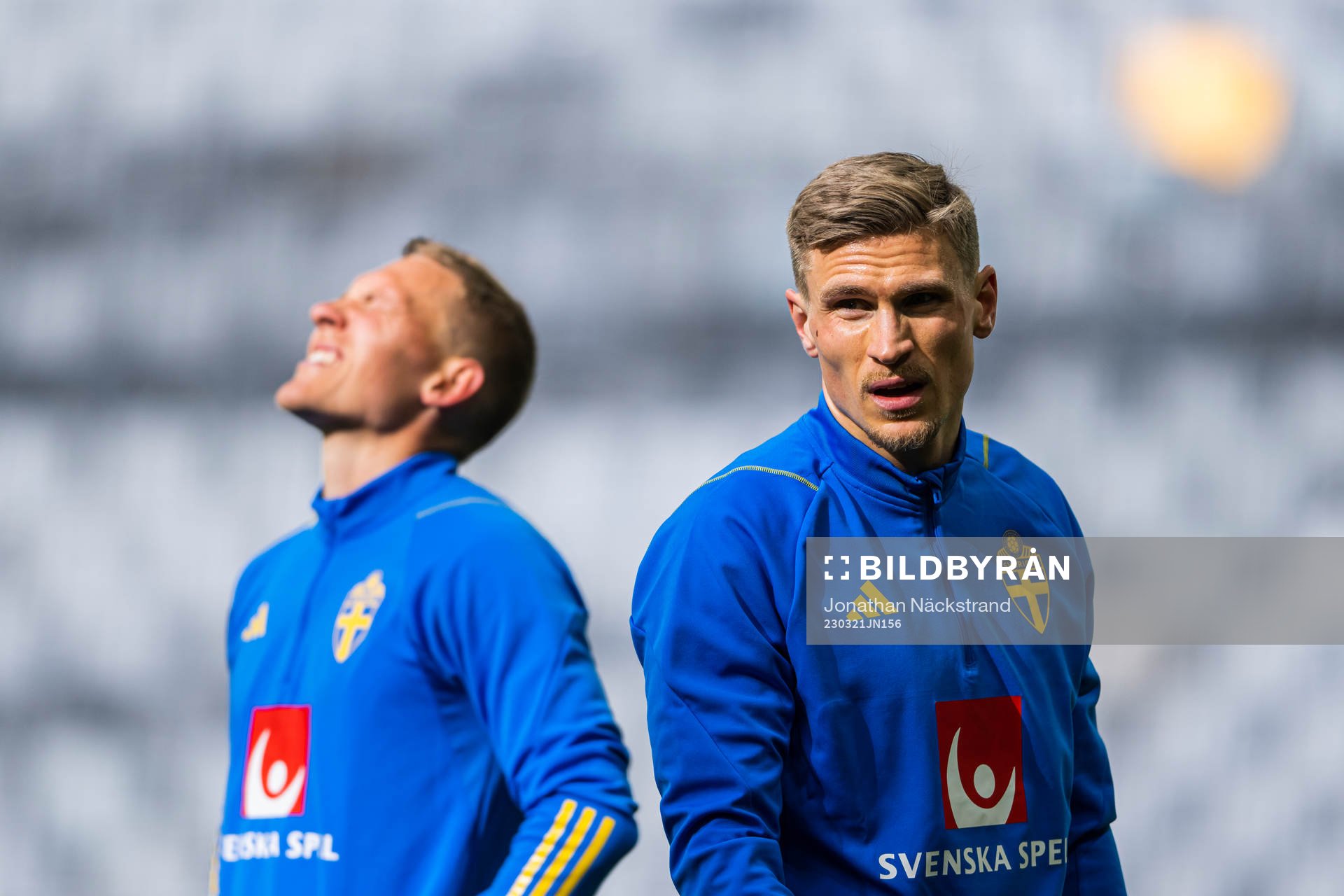 Carl Starfelt of the Swedish national football team