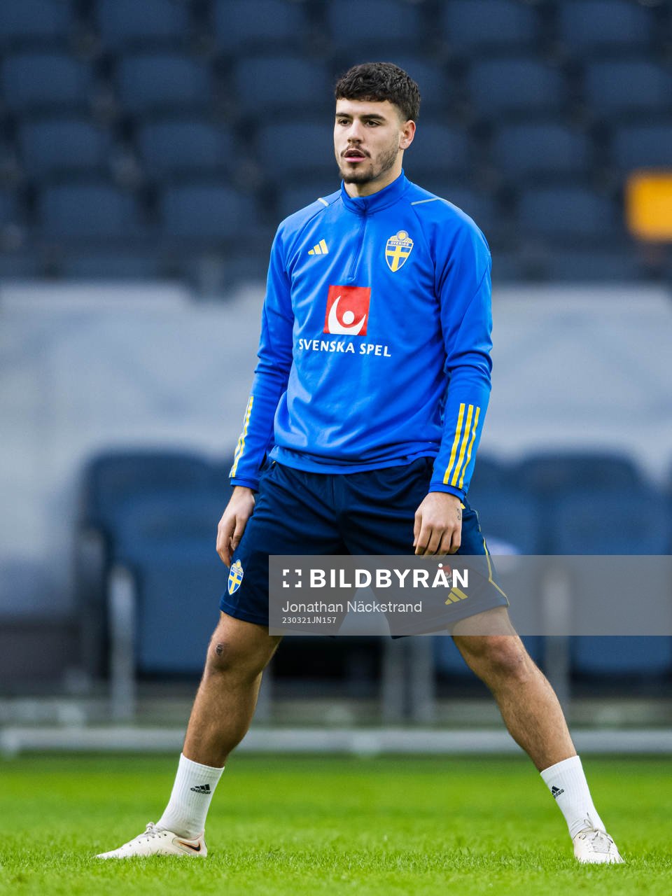 Edvin Kurtulus of the Swedish national football team