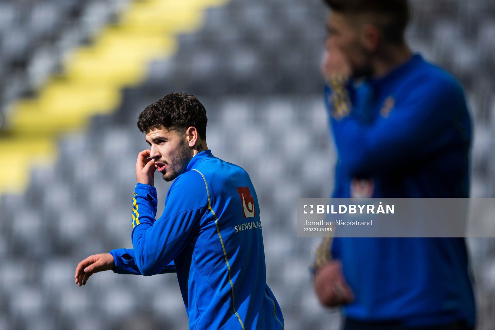 Edvin Kurtulus of the Swedish national football team