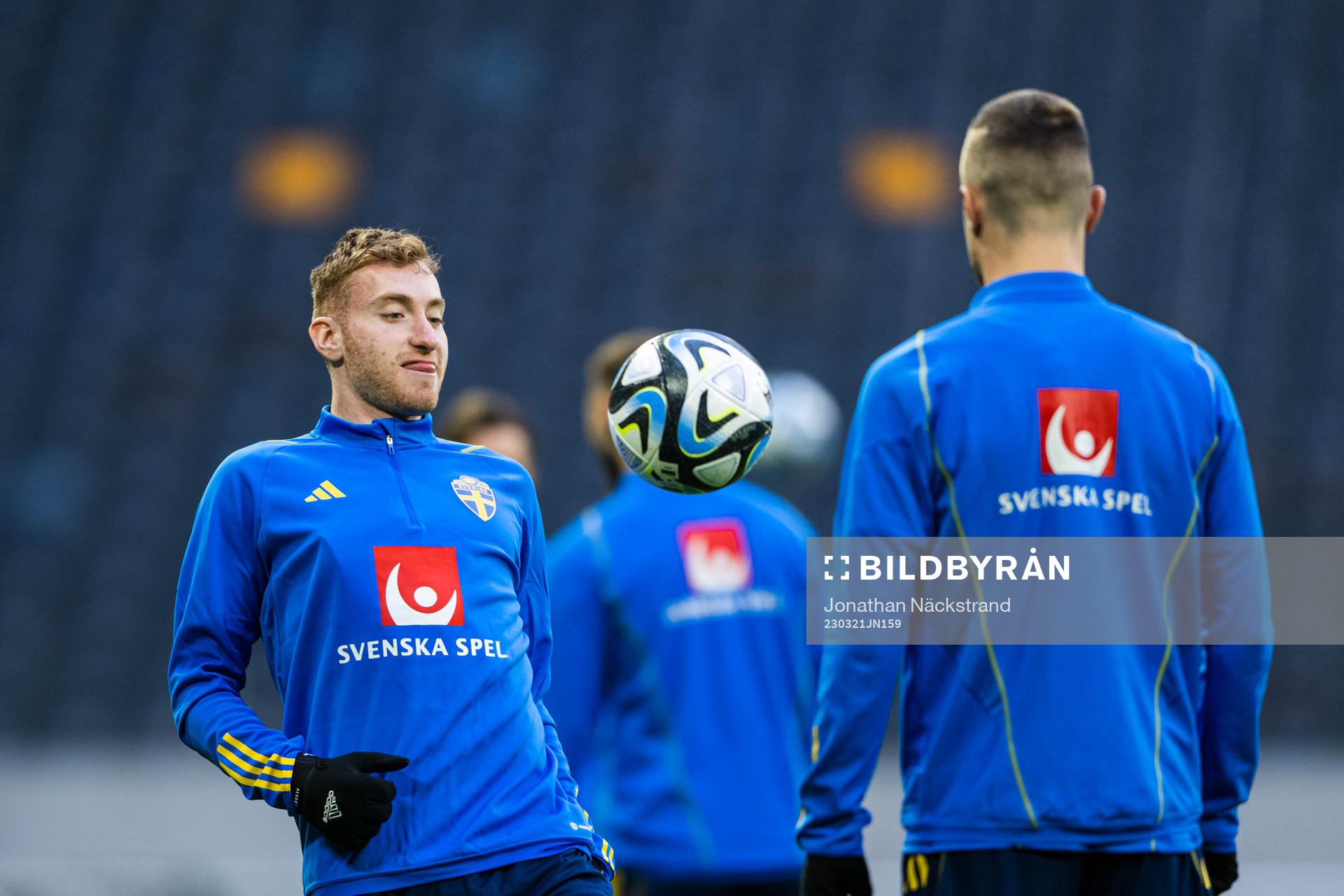 Dejan Kulusevski of the Swedish national football team