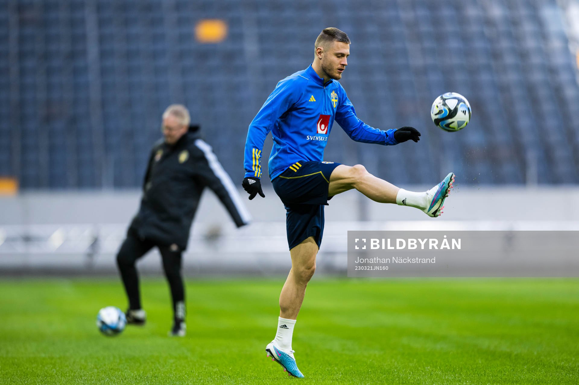 Mattias Svanberg of the Swedish national football team