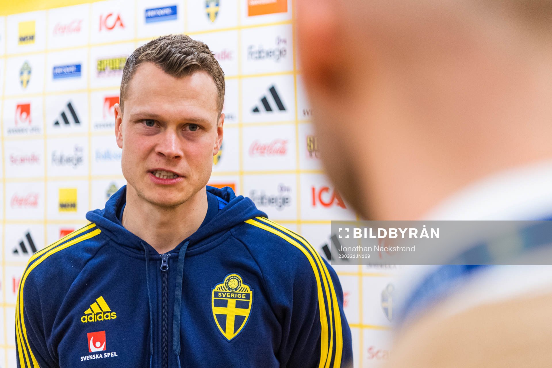 Viktor Claesson of the Swedish national football team