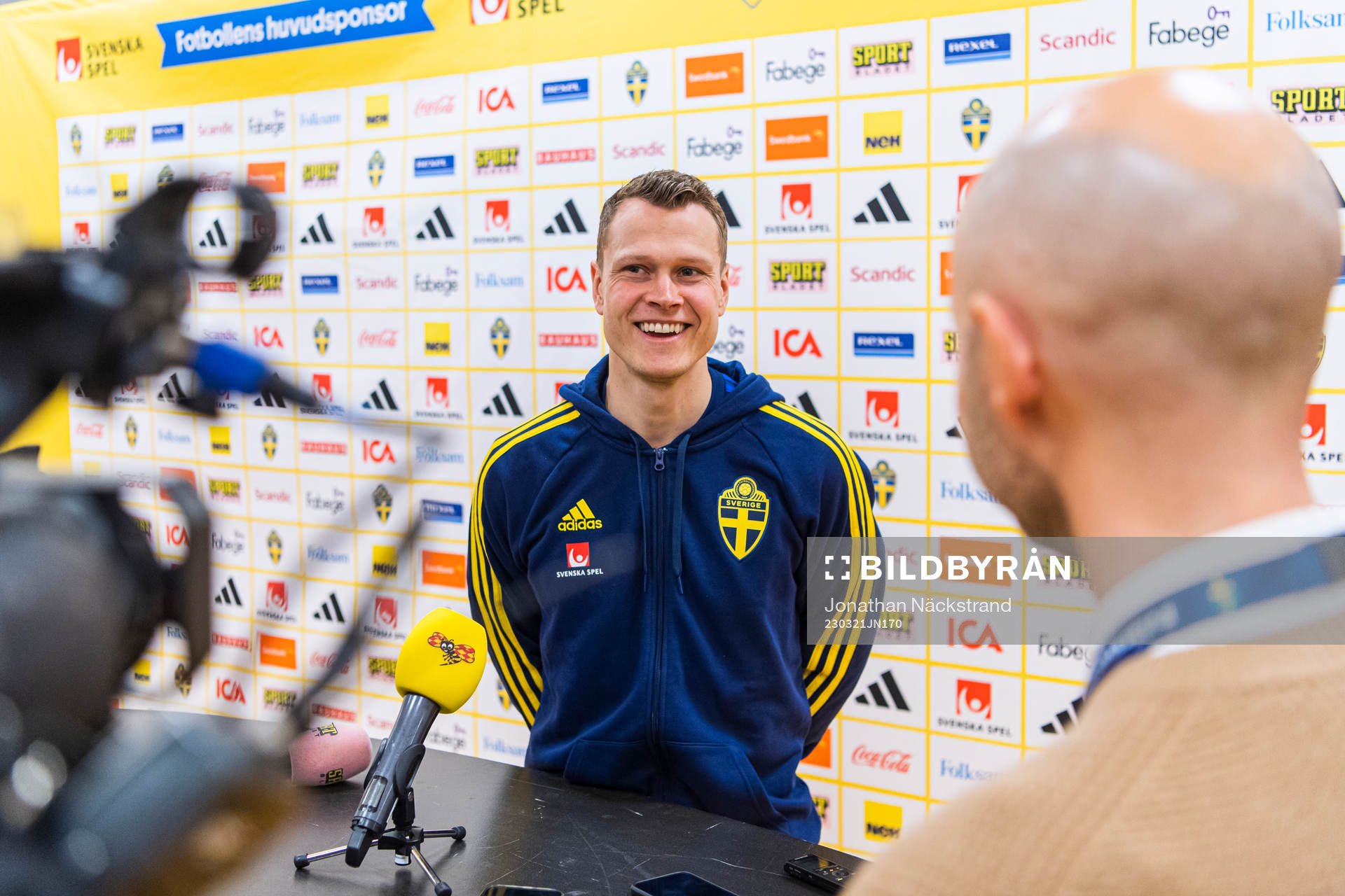 Viktor Claesson of the Swedish national football team