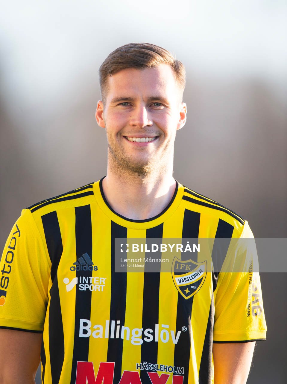 Marcus Thuvesson, IFK Hässleholm, lagbild, porträtt, i