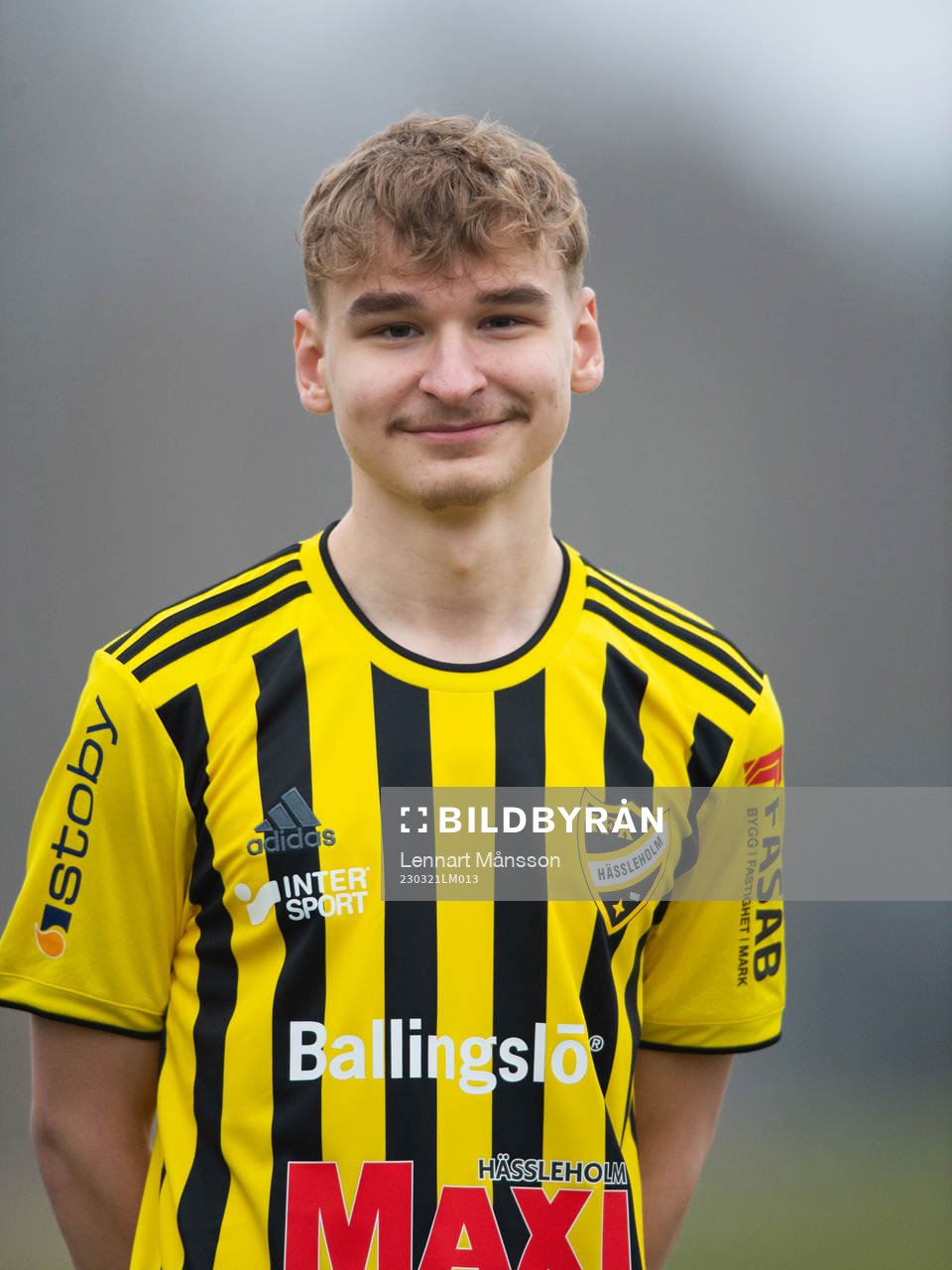 Amir Ramanovski, IFK Hässleholm, lag och porträttfoto i