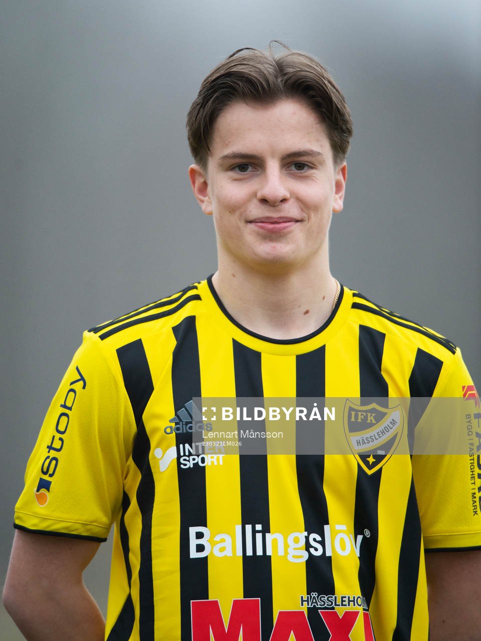 Jussi Tikkanen, IFK Hässleholm, lag och porträttfoto i
