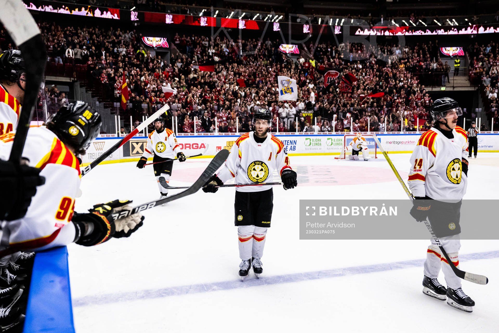 Brynäs Greg Scott och Hannes Björninen deppar