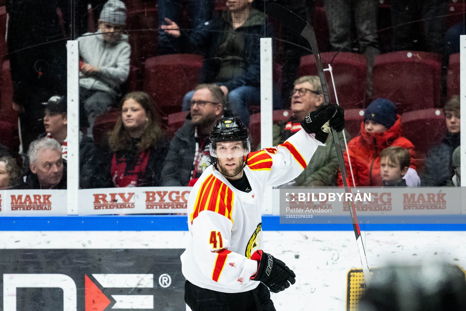 Brynäs Greg Scott jublar