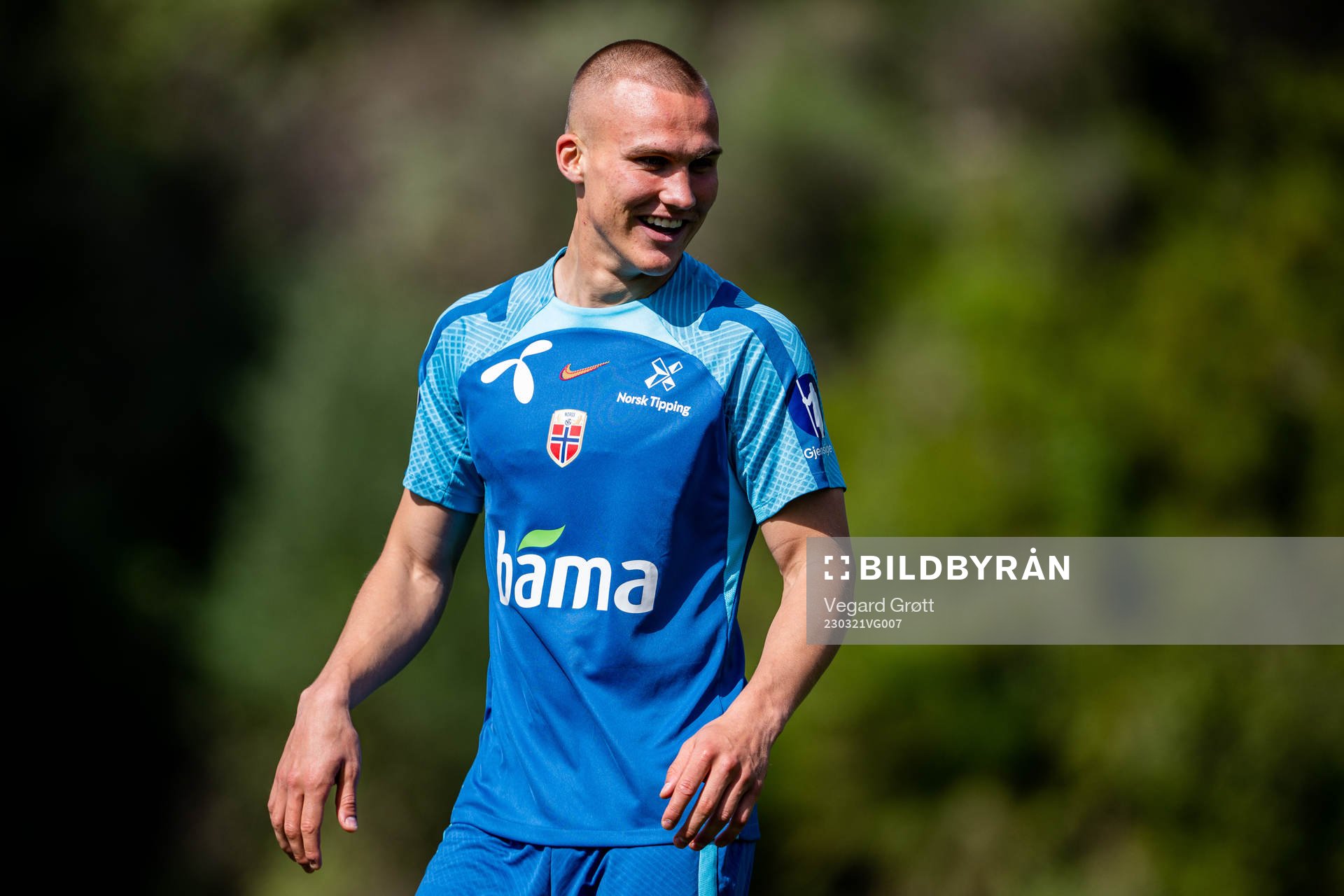 Leo Skiri Østigård of the Norwegian national football team