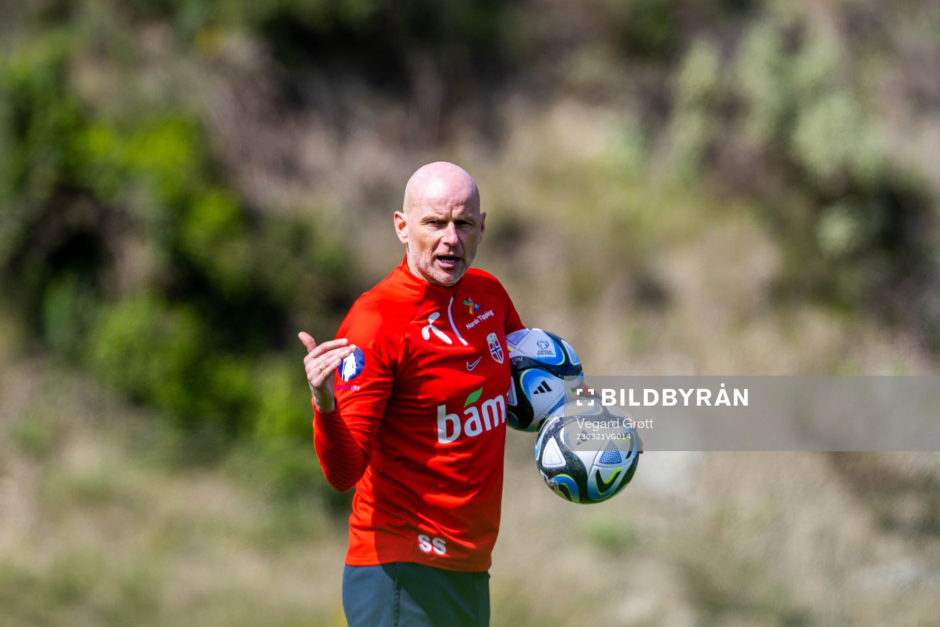 Ståle Solbakken, head coach of the Norwegian national