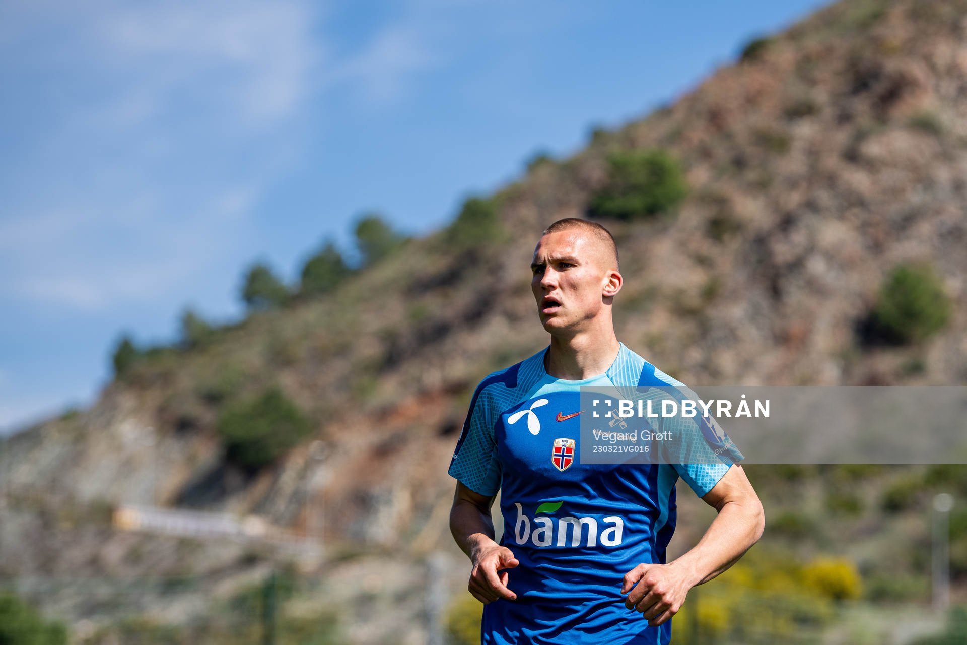 Leo Skiri Østigård of the Norwegian national football team
