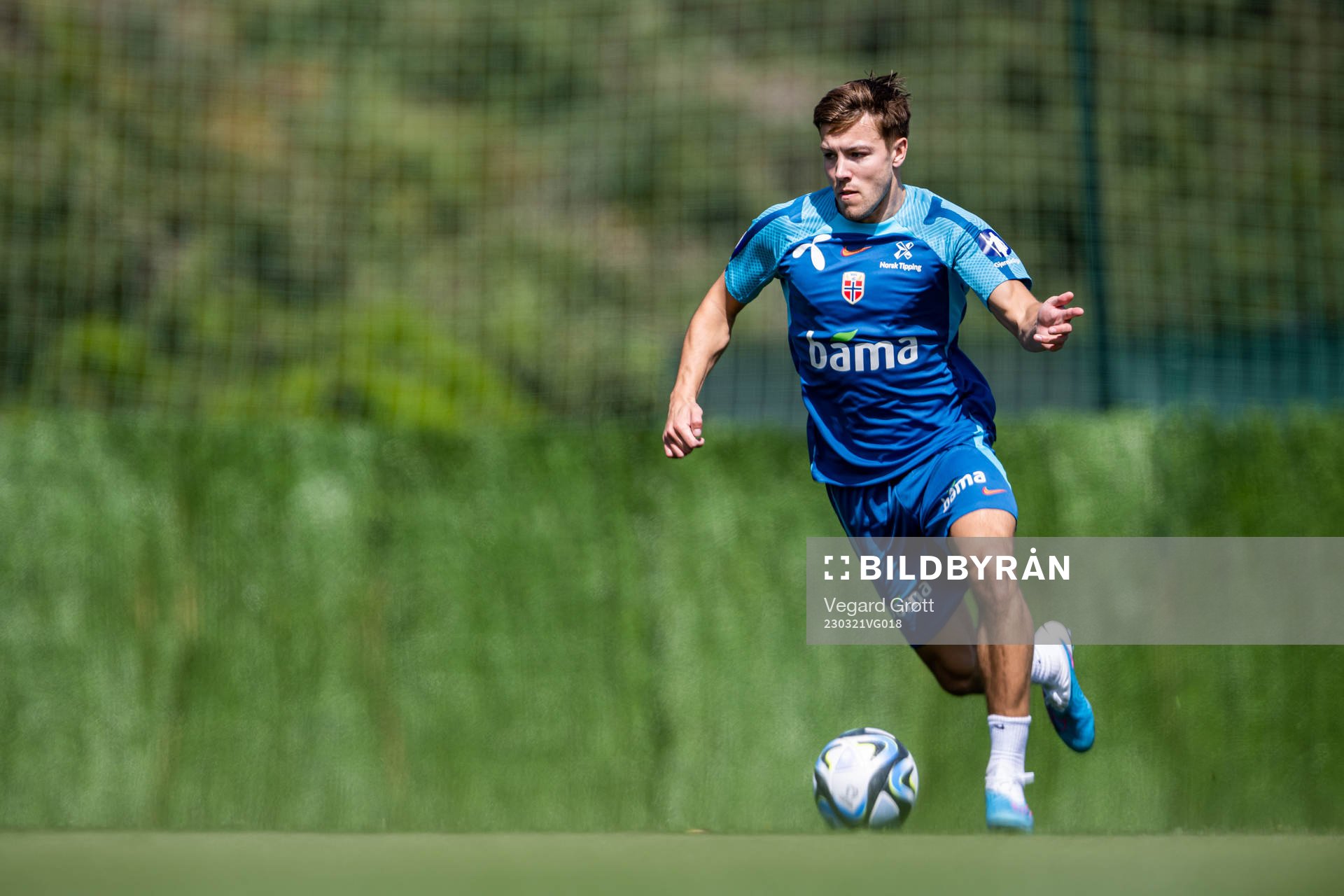 Fredrik André Bjørkan of the Norwegian national football