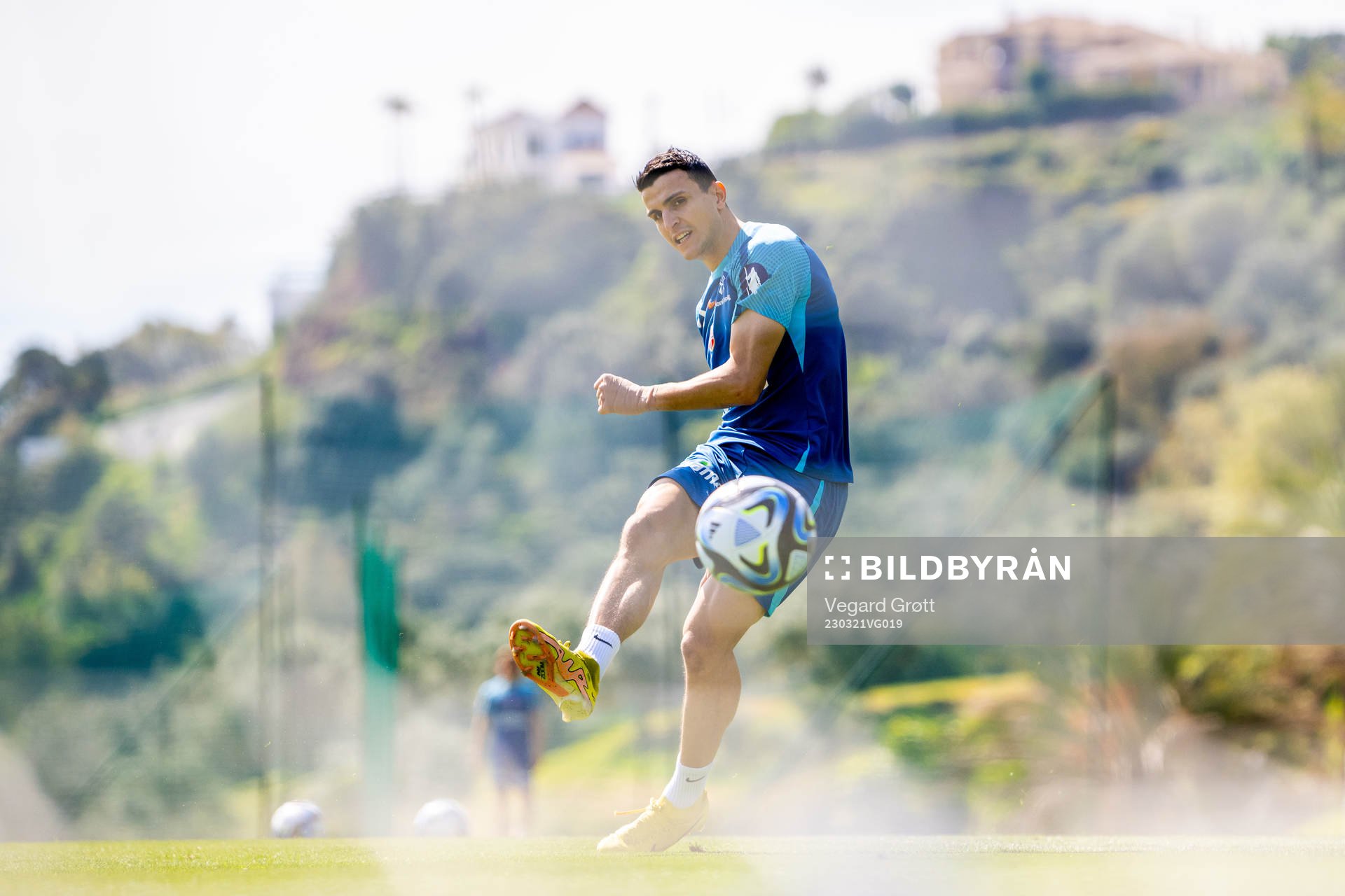 Mohamed Elyounoussi of the Norwegian national football team