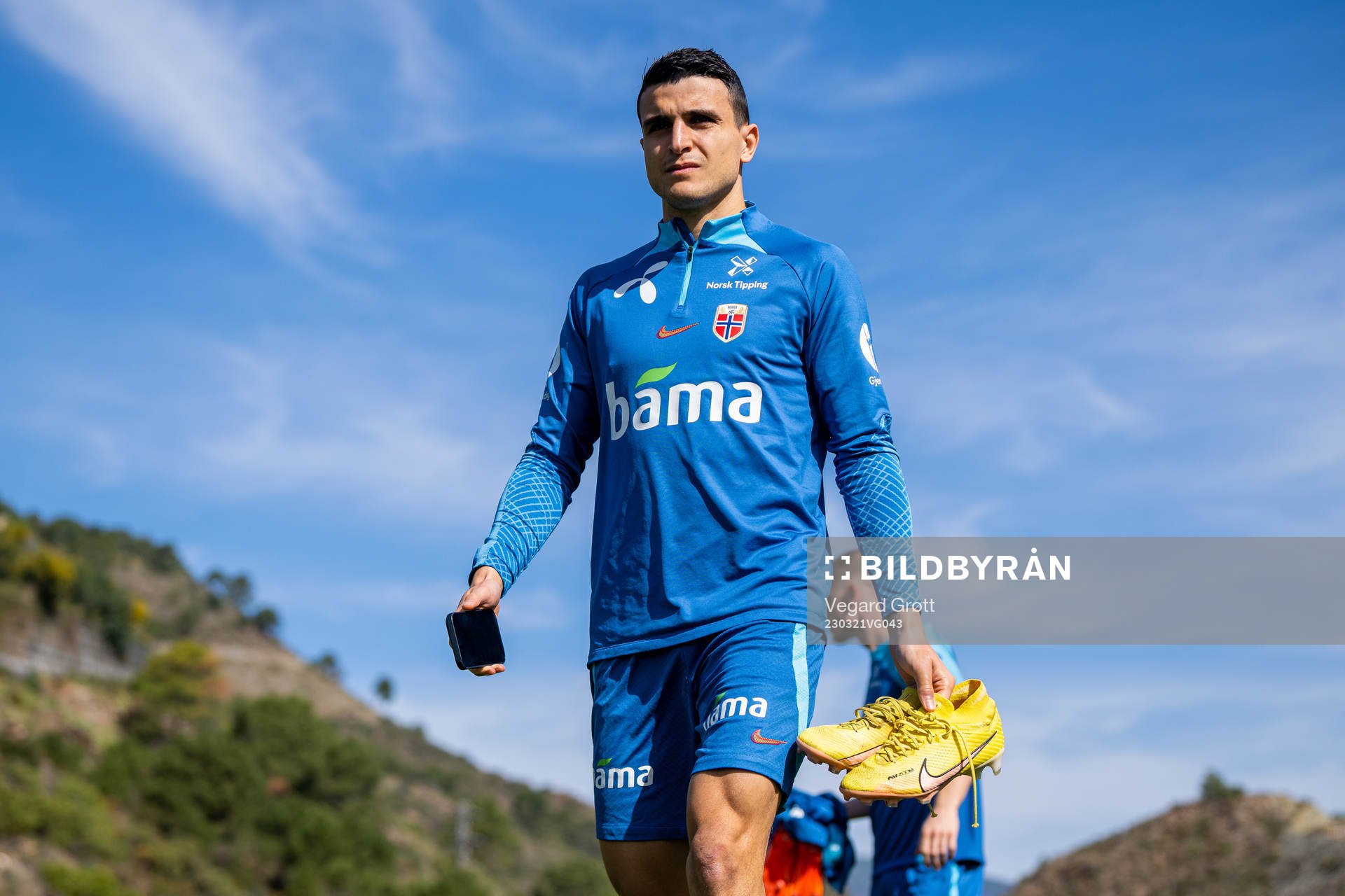 Mohamed Elyounoussi of the Norwegian national football team
