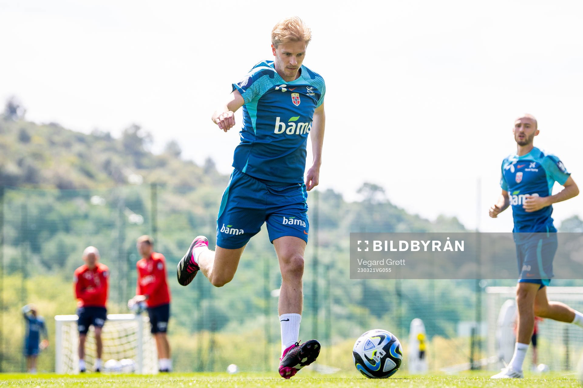 Morten Thorsby of the Norwegian national football team