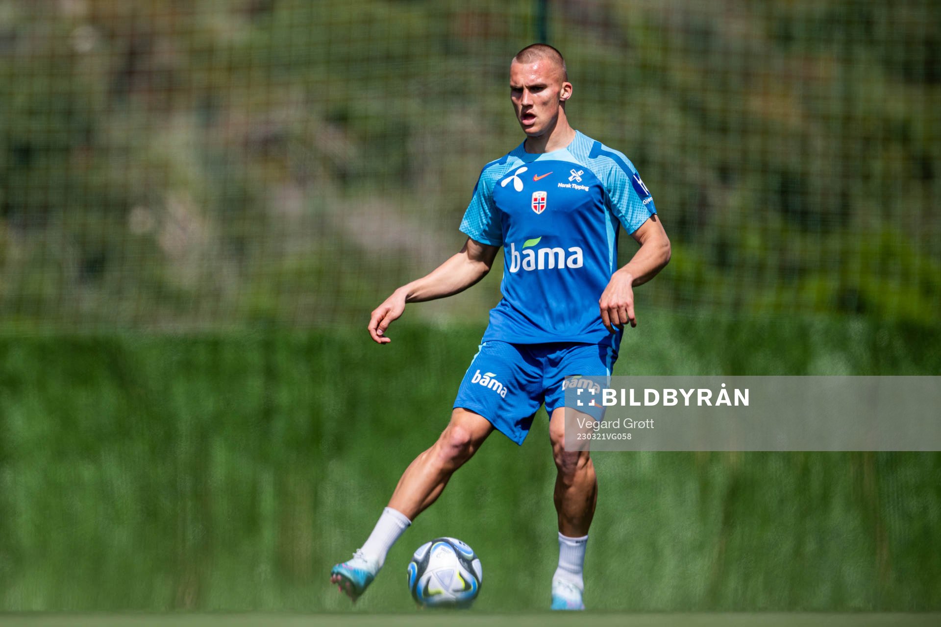Leo Skiri Østigård of the Norwegian national football team