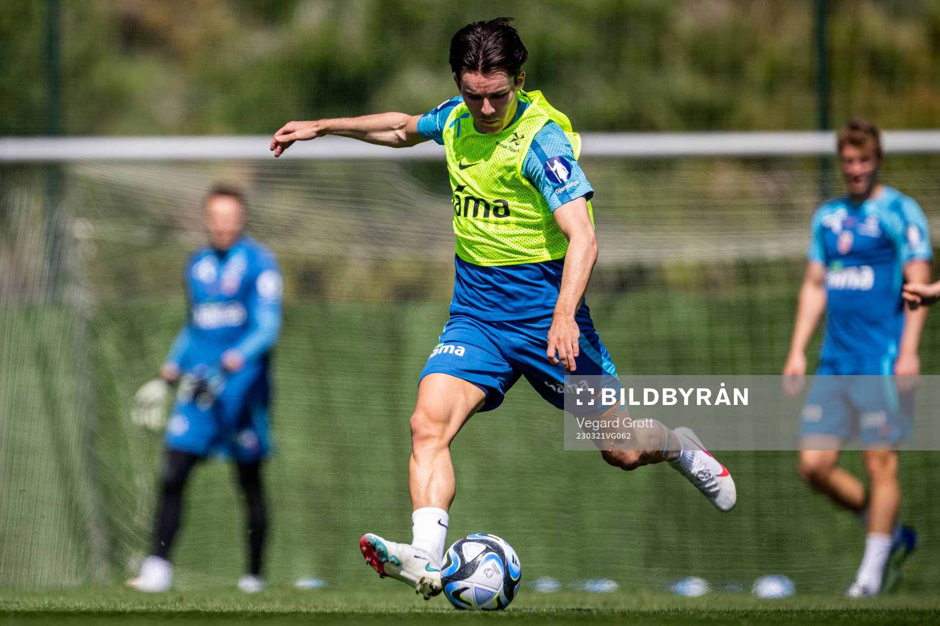 Hugo Vetlesen of the Norwegian national football team