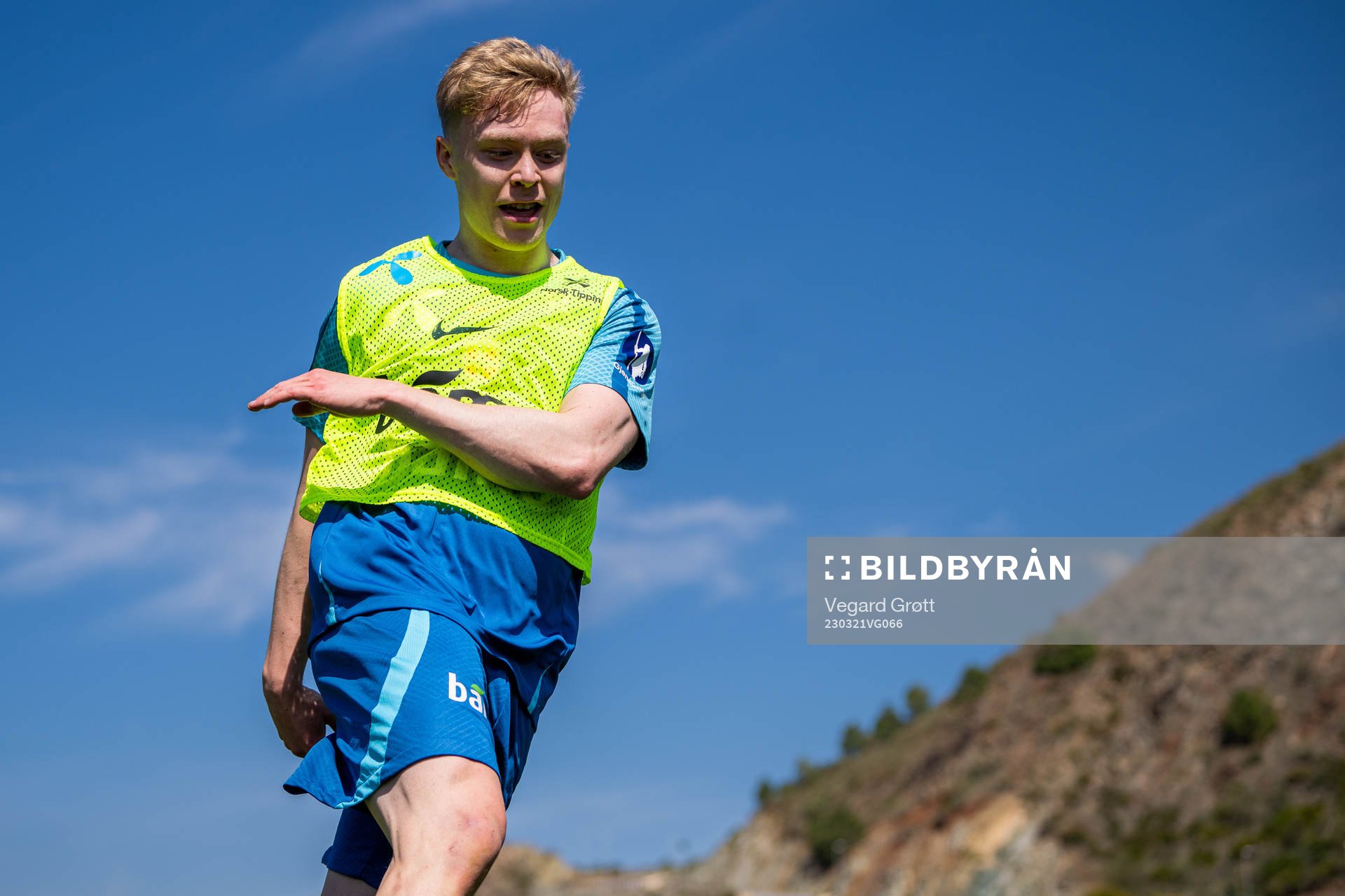 Ola Brynhildsen of the Norwegian national football team