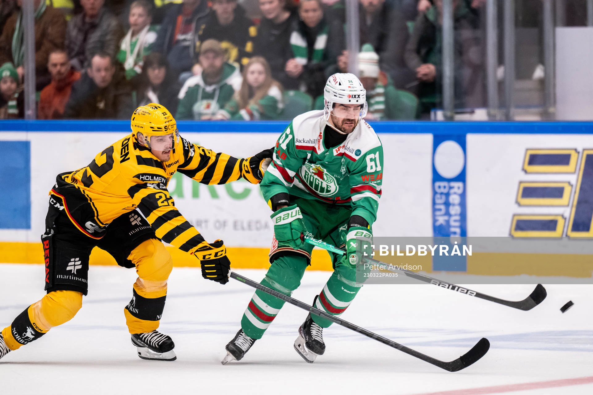 Skellefteås Jonathan Johnsson och Rögles Ludvig Larsson