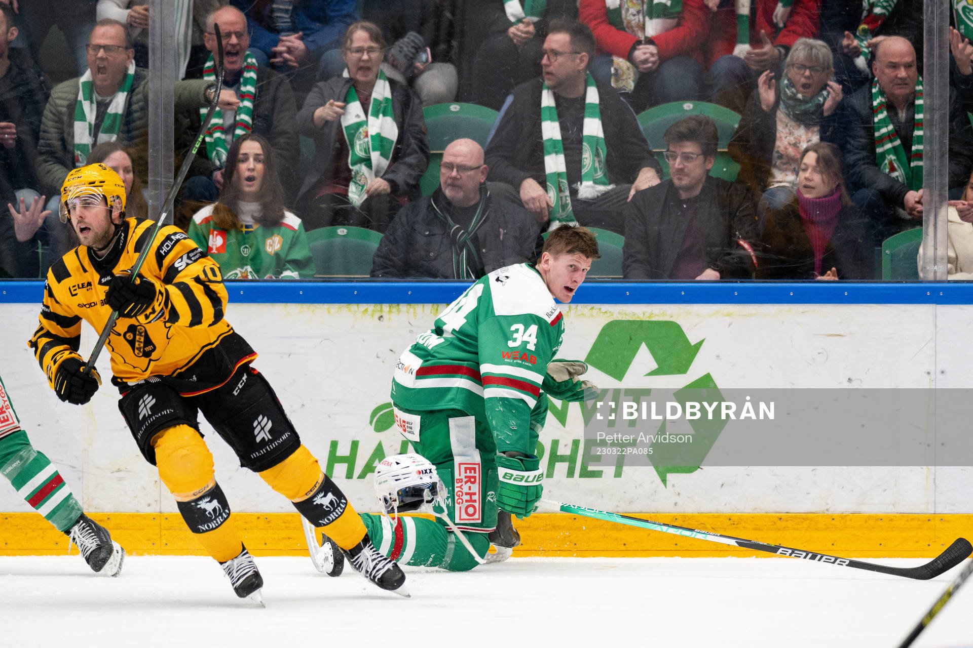 Skellefteås Joakim Lindström och Rögles Adam Edström