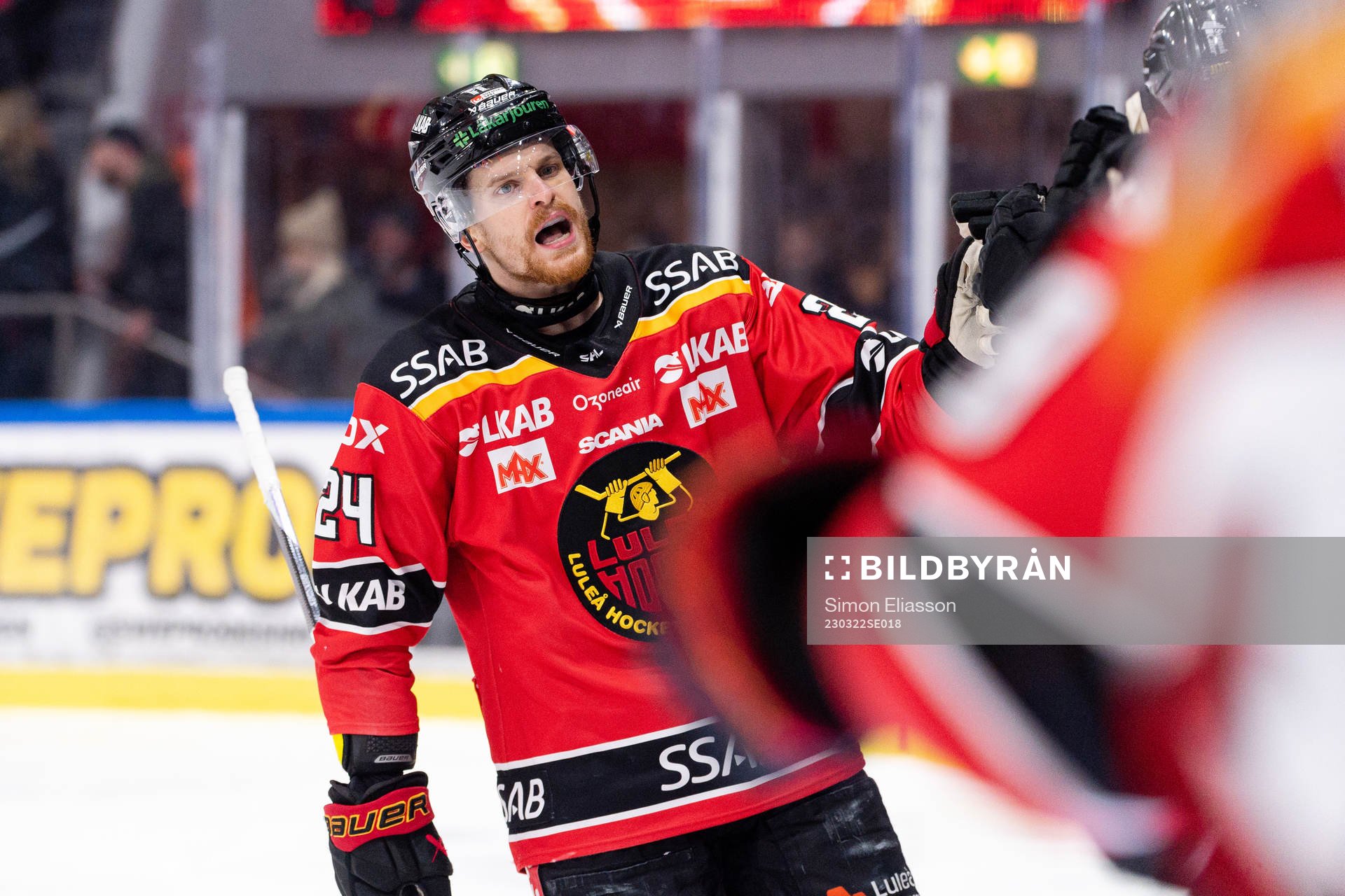 Luleås Brendan Shinnimin jublar