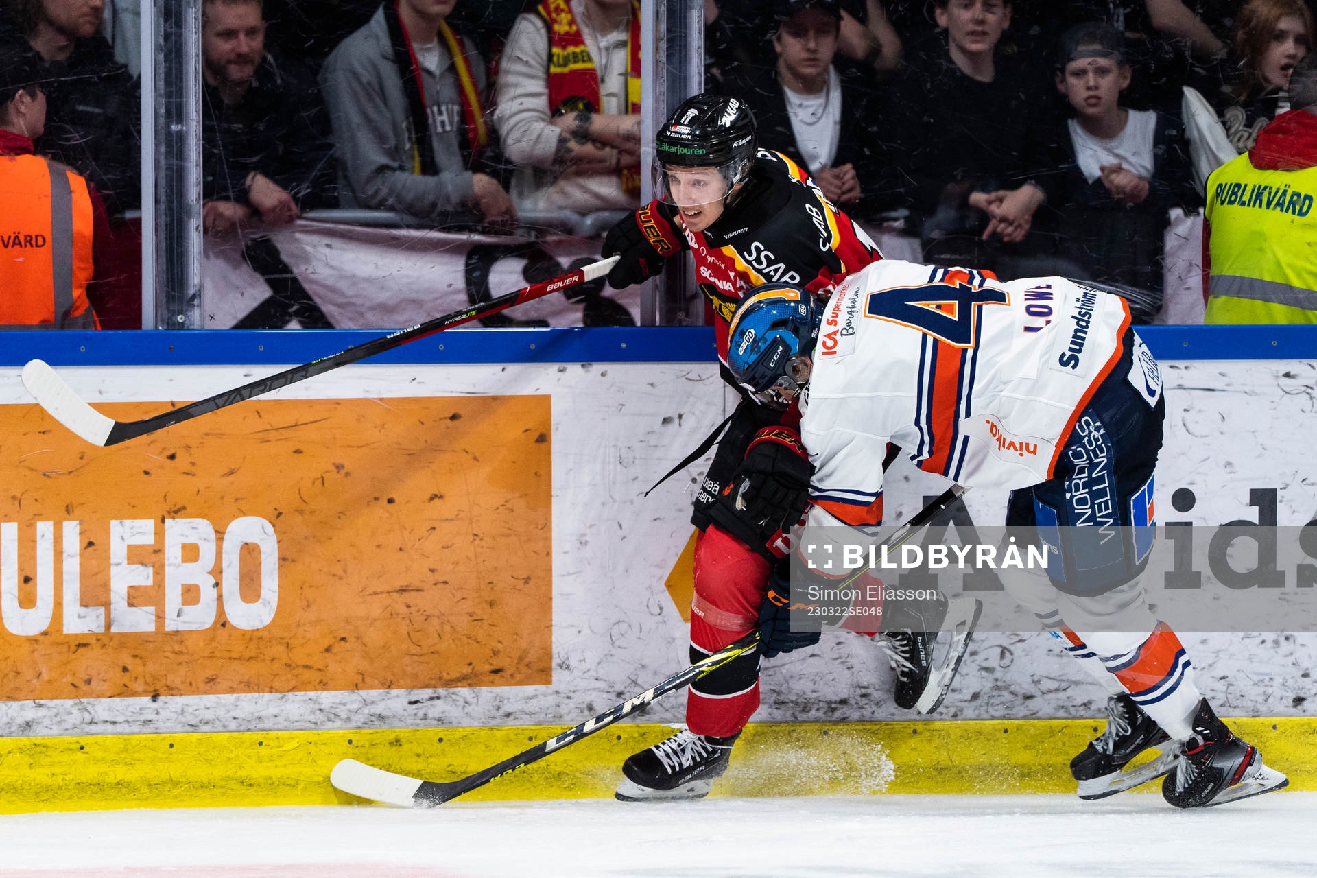 Luleås Carl Mattsson och Växjös Keegan Lowe