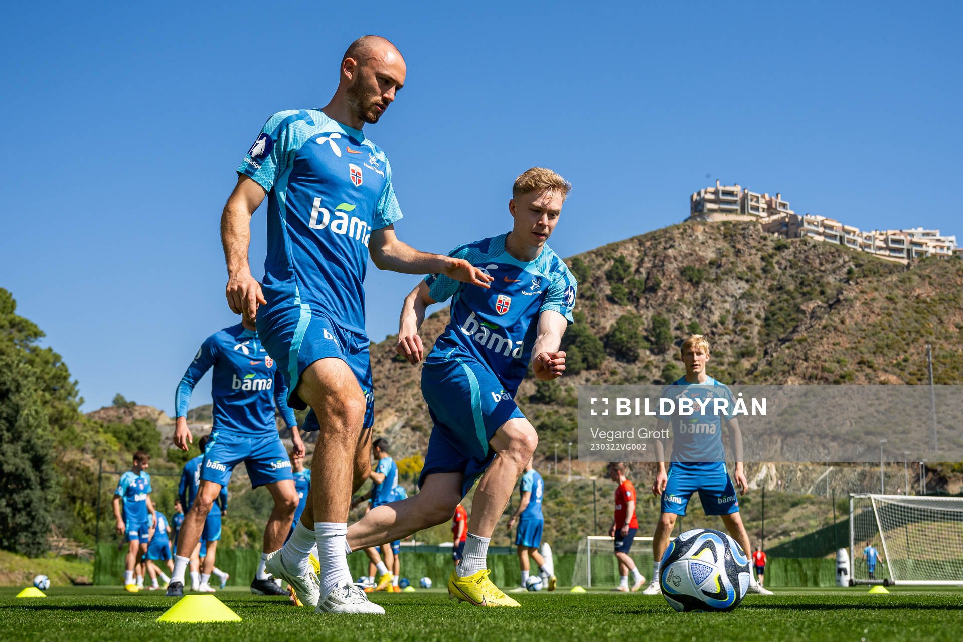 Fredrik Aursnes and Ola Brynhildsen of the Norwegian