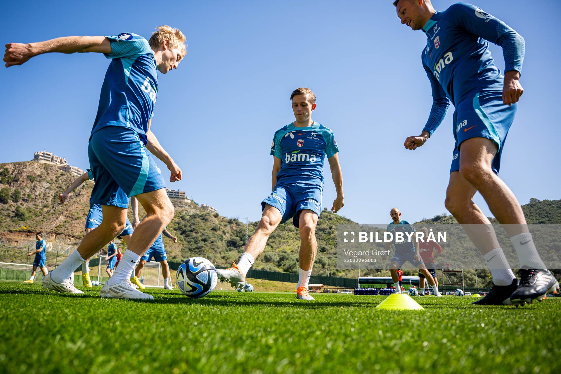 Birger Meling and Marcus Holmgren Pedersen of the Norwegian