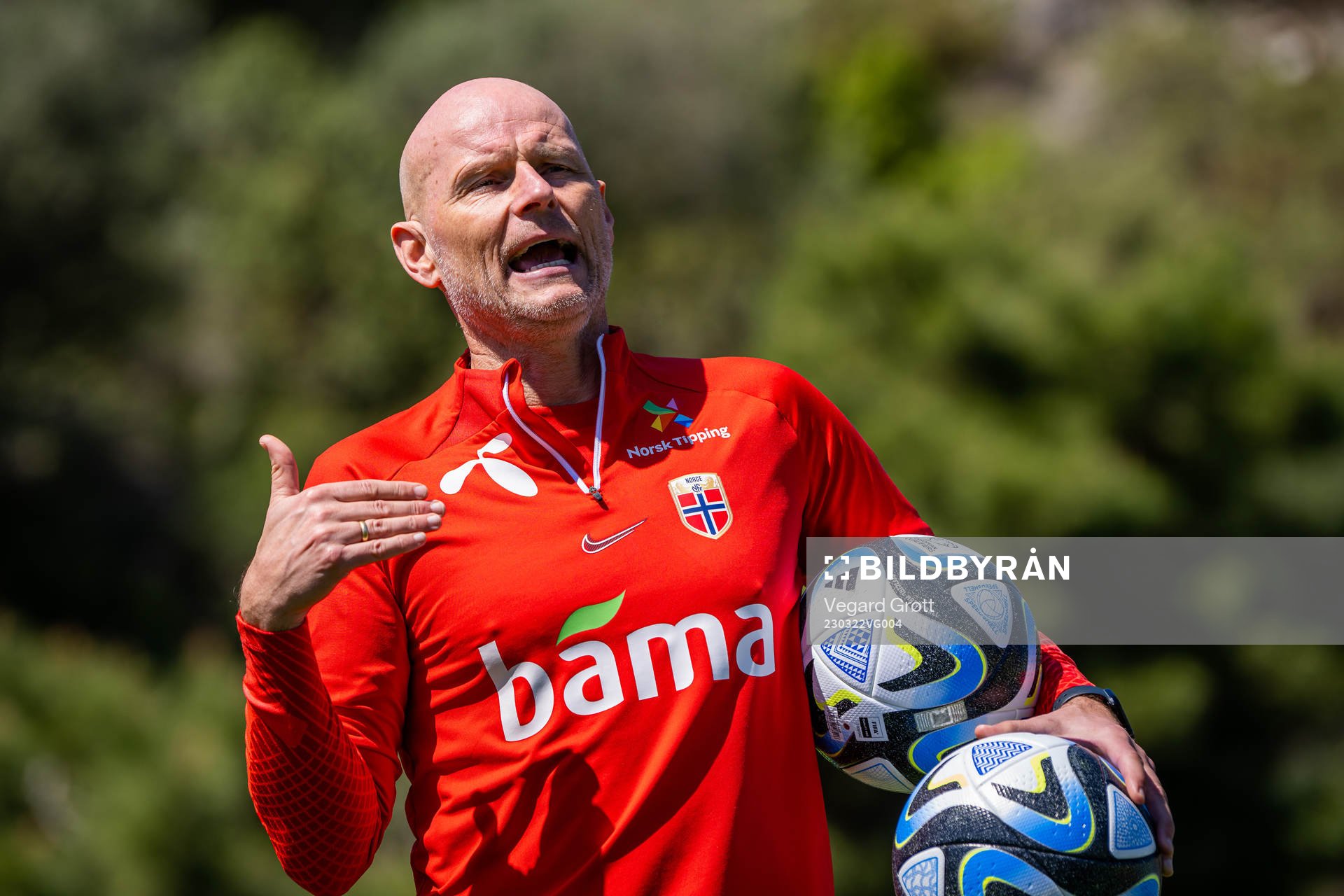 Ståle Solbakken, head coach of the Norwegian national