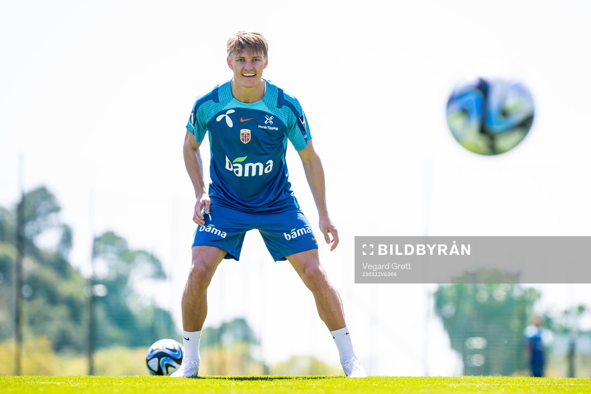 Martin Ødegaard of the Norwegian national football team