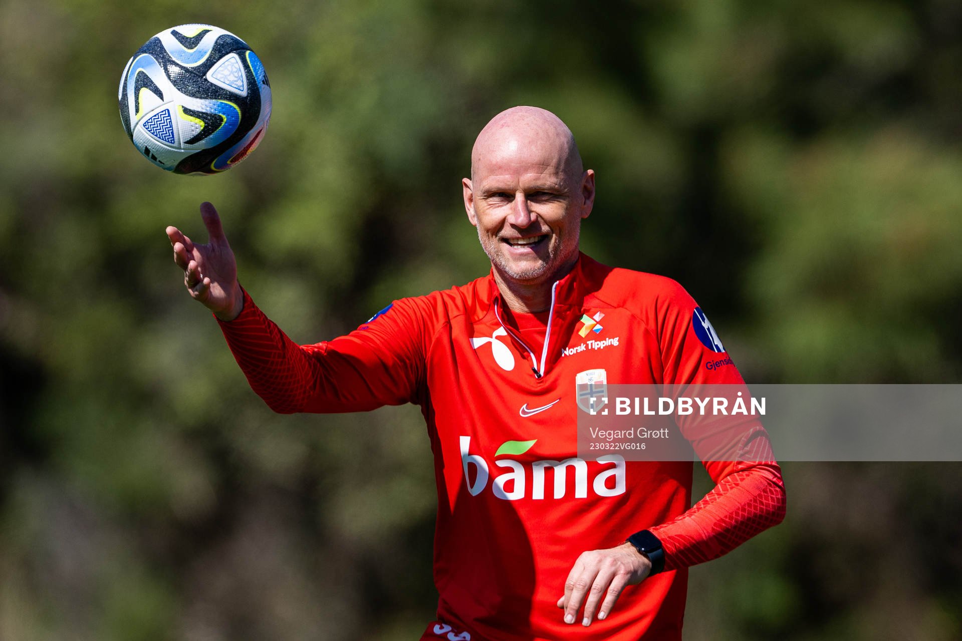 Ståle Solbakken, head coach of the Norwegian national