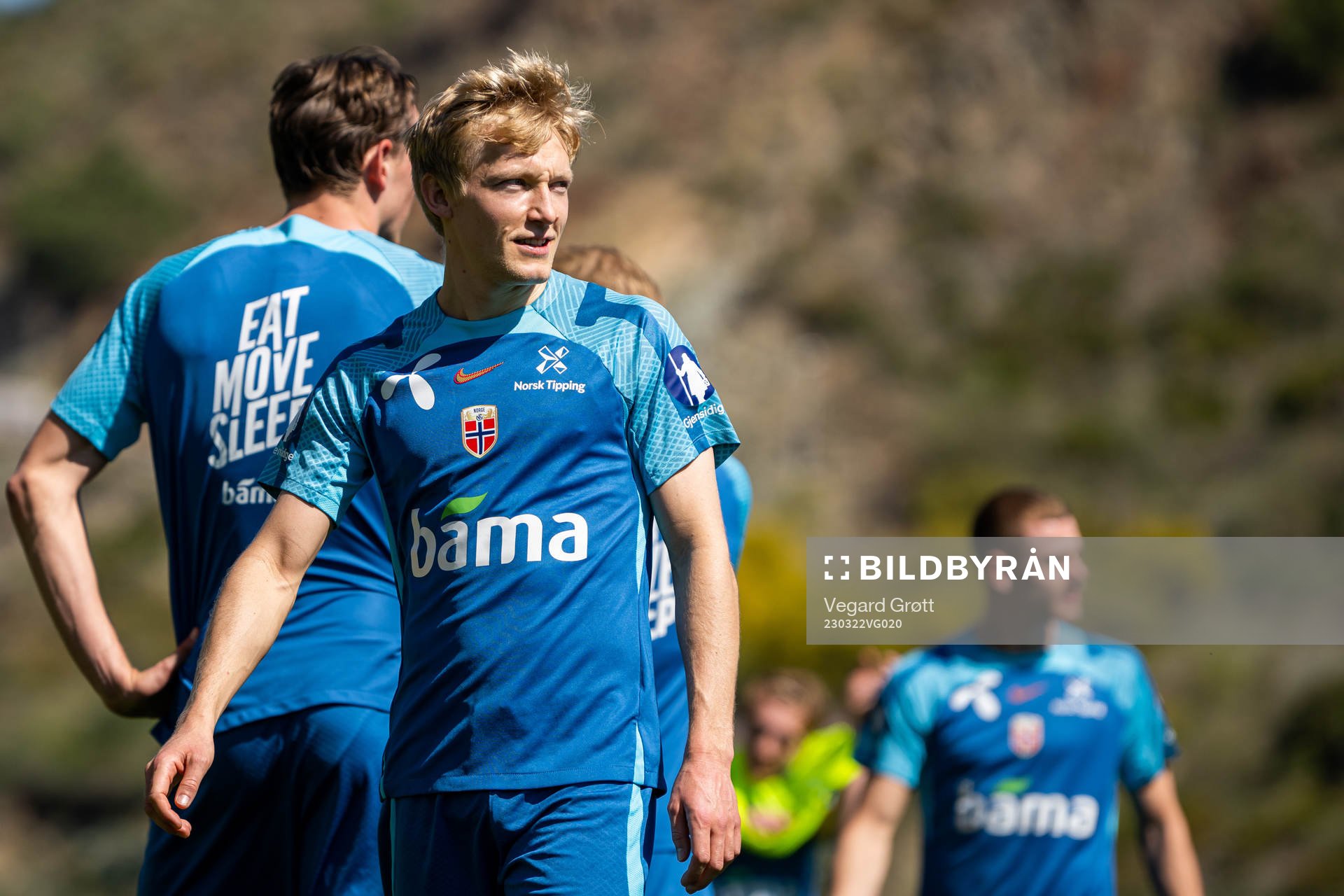 Birger Meling of the Norwegian national football team