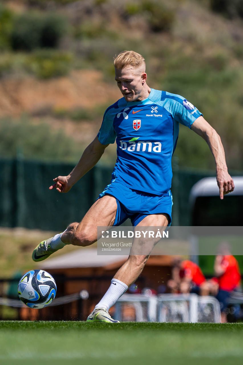 Andreas Hanche-Olsen of the Norwegian national football team