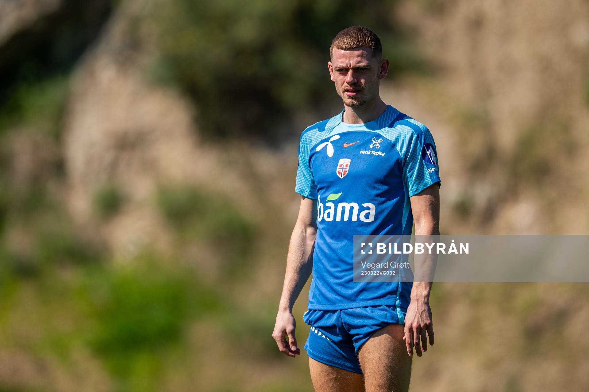 Julian Ryerson of the Norwegian national football team