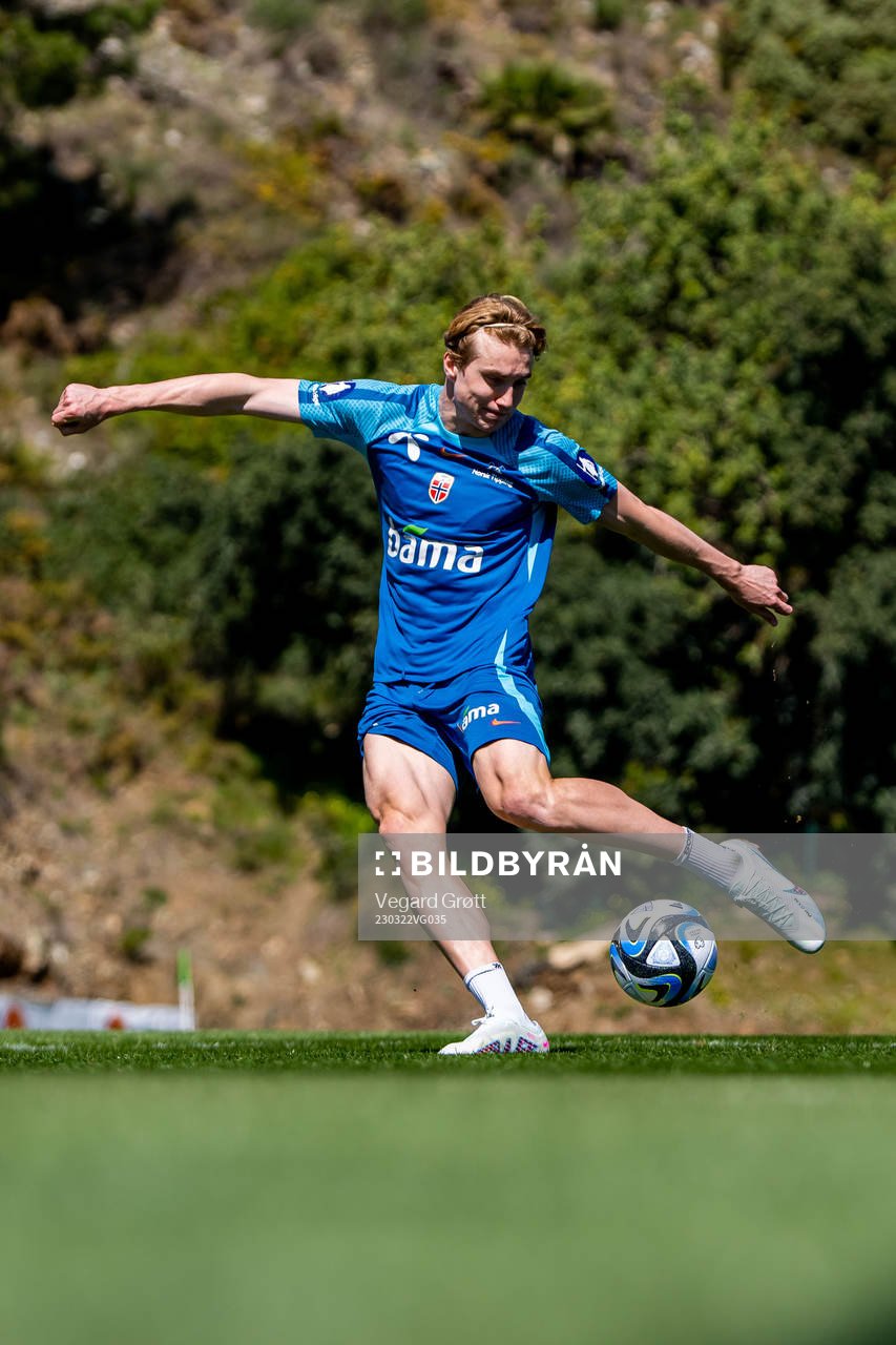 Kristian Thorstvedt of the Norwegian national football team