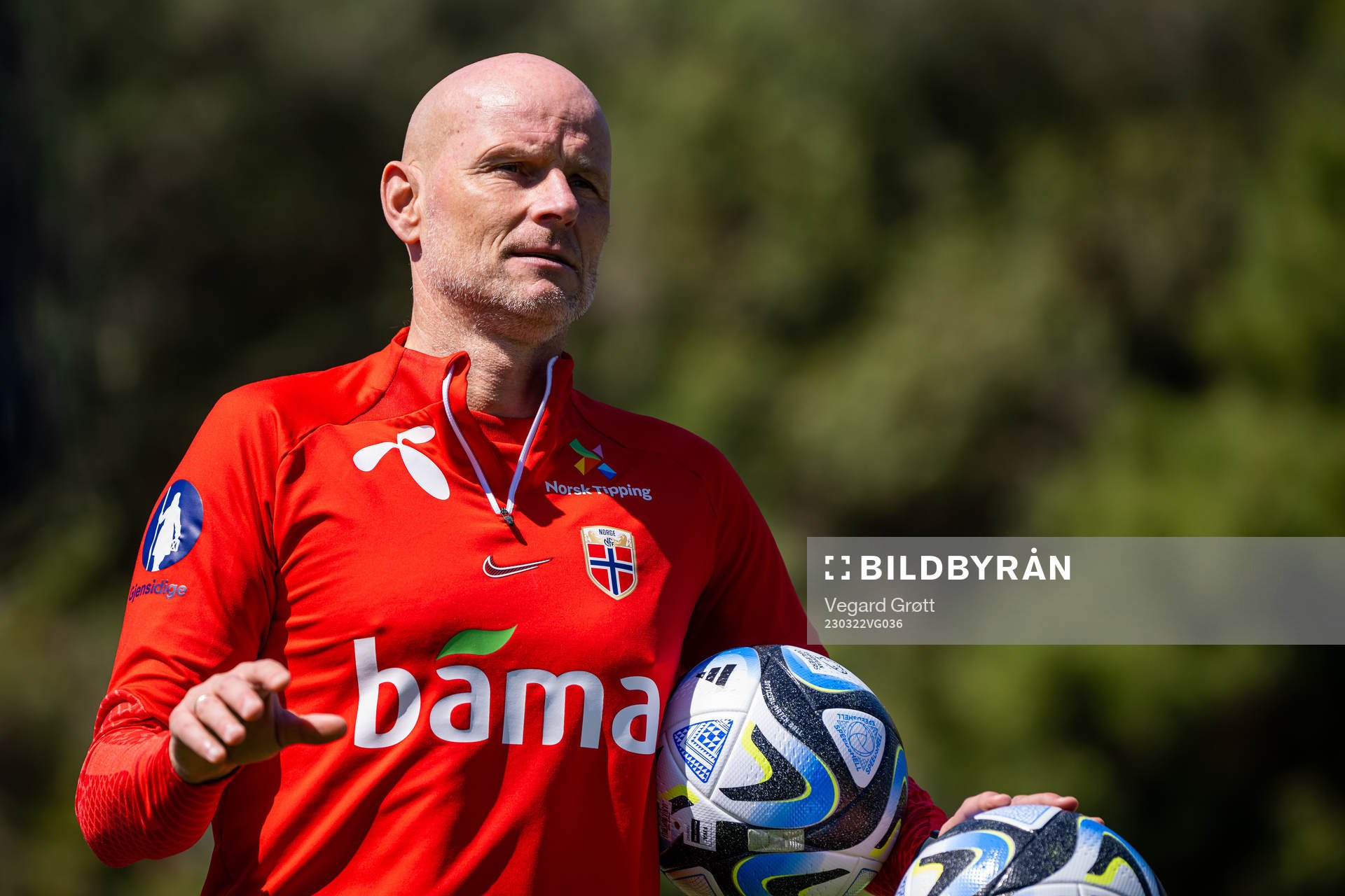 Ståle Solbakken, head coach of the Norwegian national