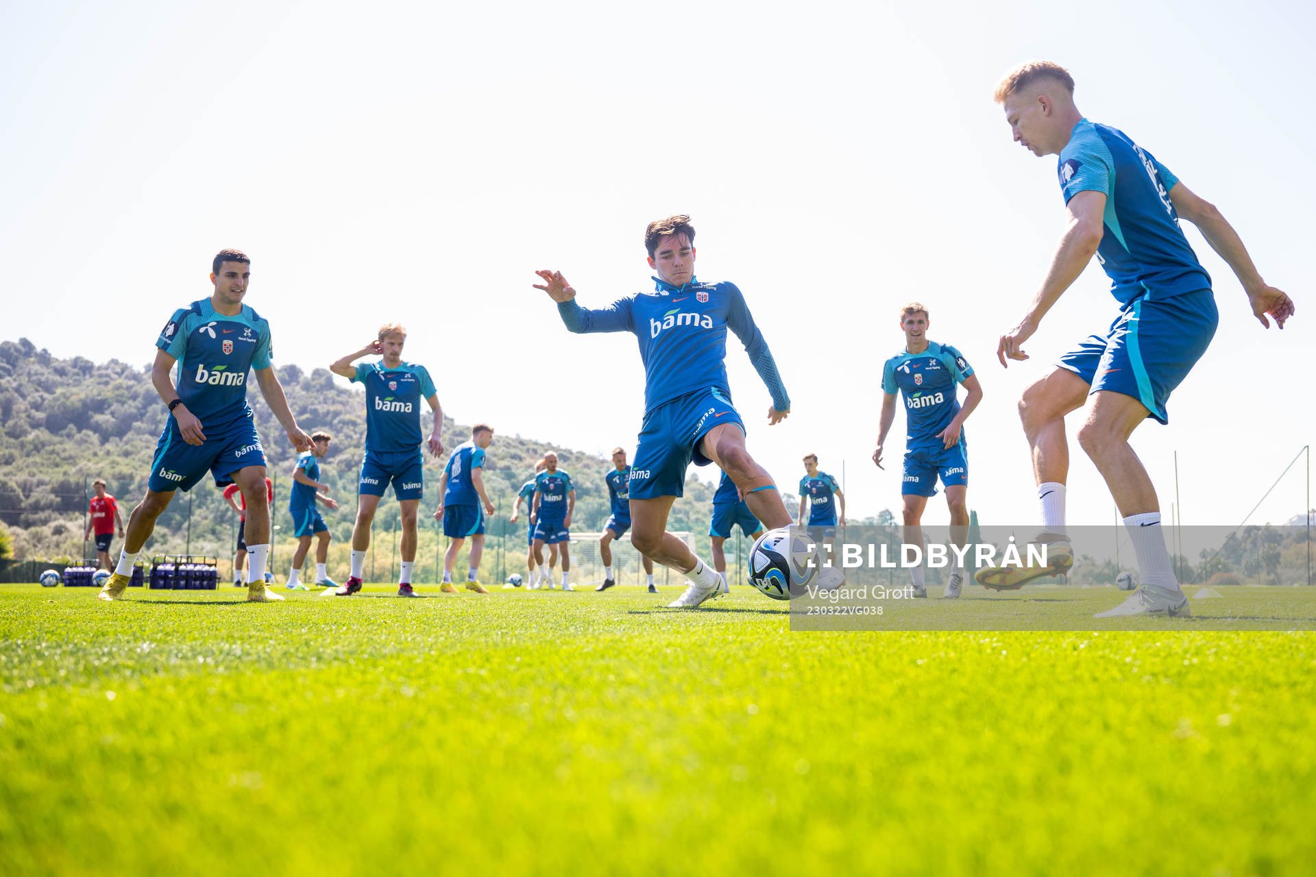 Hugo Vetlesen and Andreas Hanche-Olsen of the Norwegian