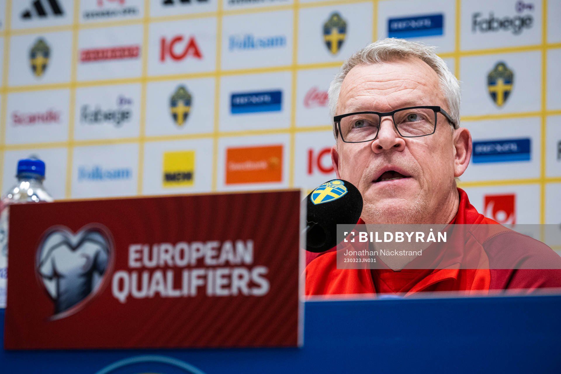 Head coach Janne Andersson of the Swedish national football