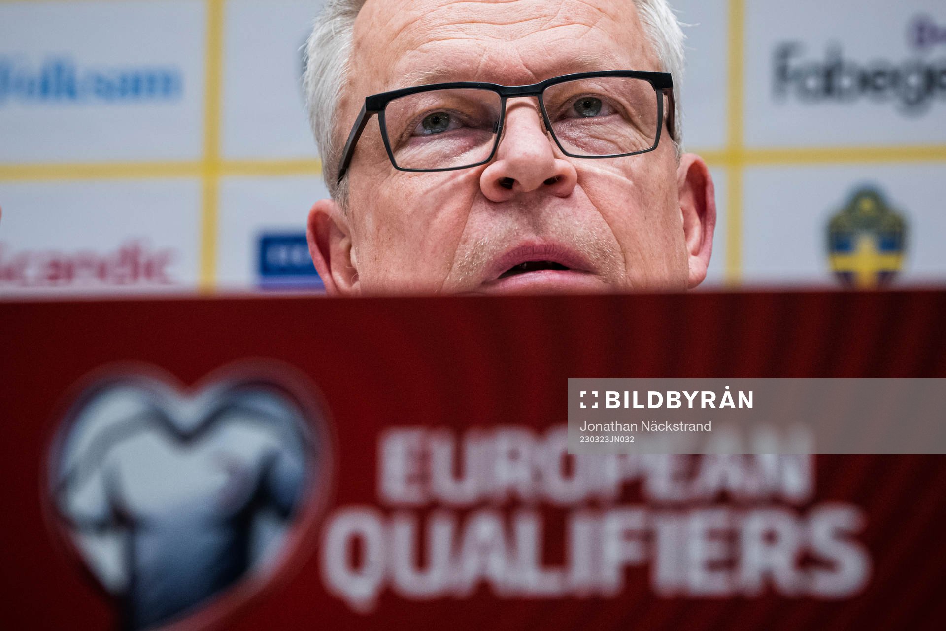 Head coach Janne Andersson of the Swedish national football