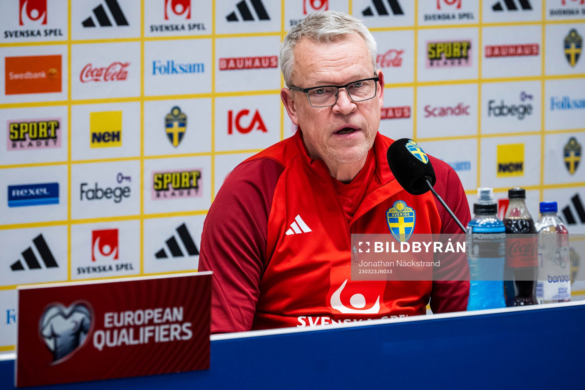 Head coach Janne Andersson of the Swedish national football