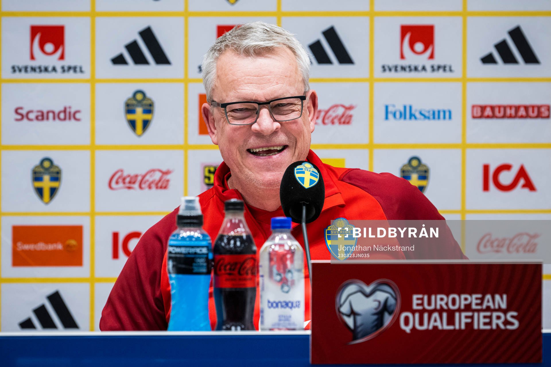 Head coach Janne Andersson of the Swedish national football