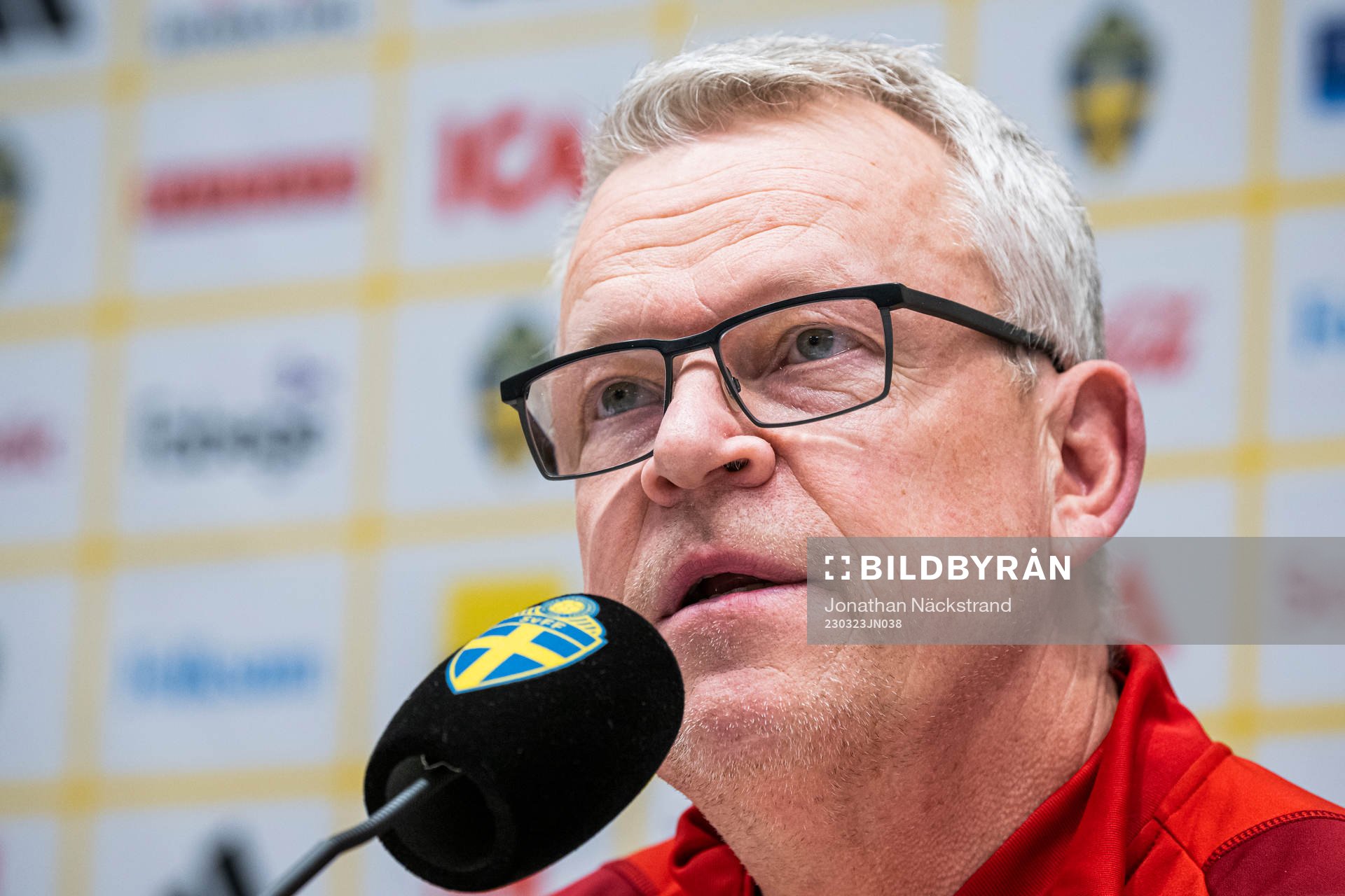 Head coach Janne Andersson of the Swedish national football