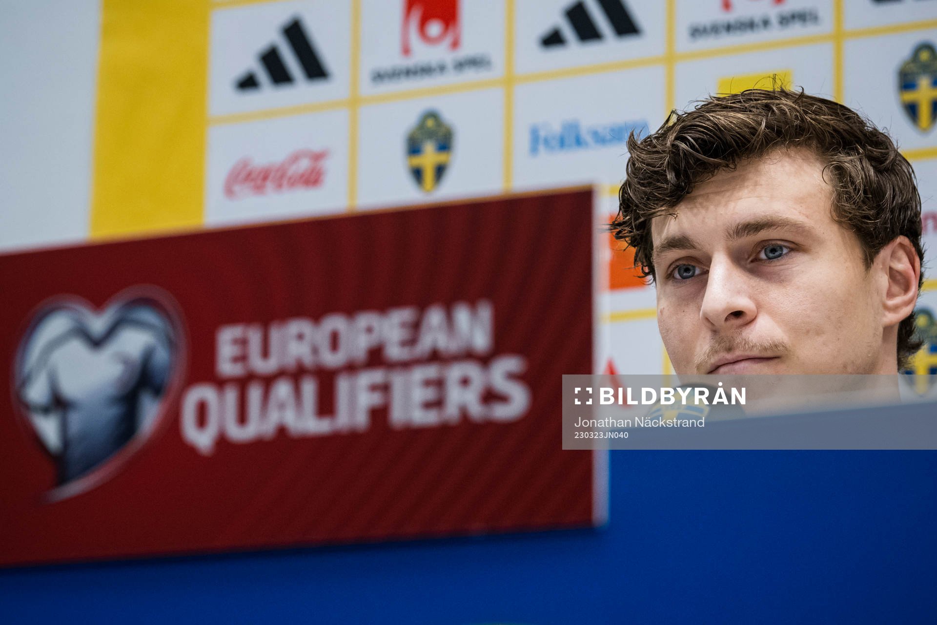 Victor Nilsson Lindelöf of the Swedish national football