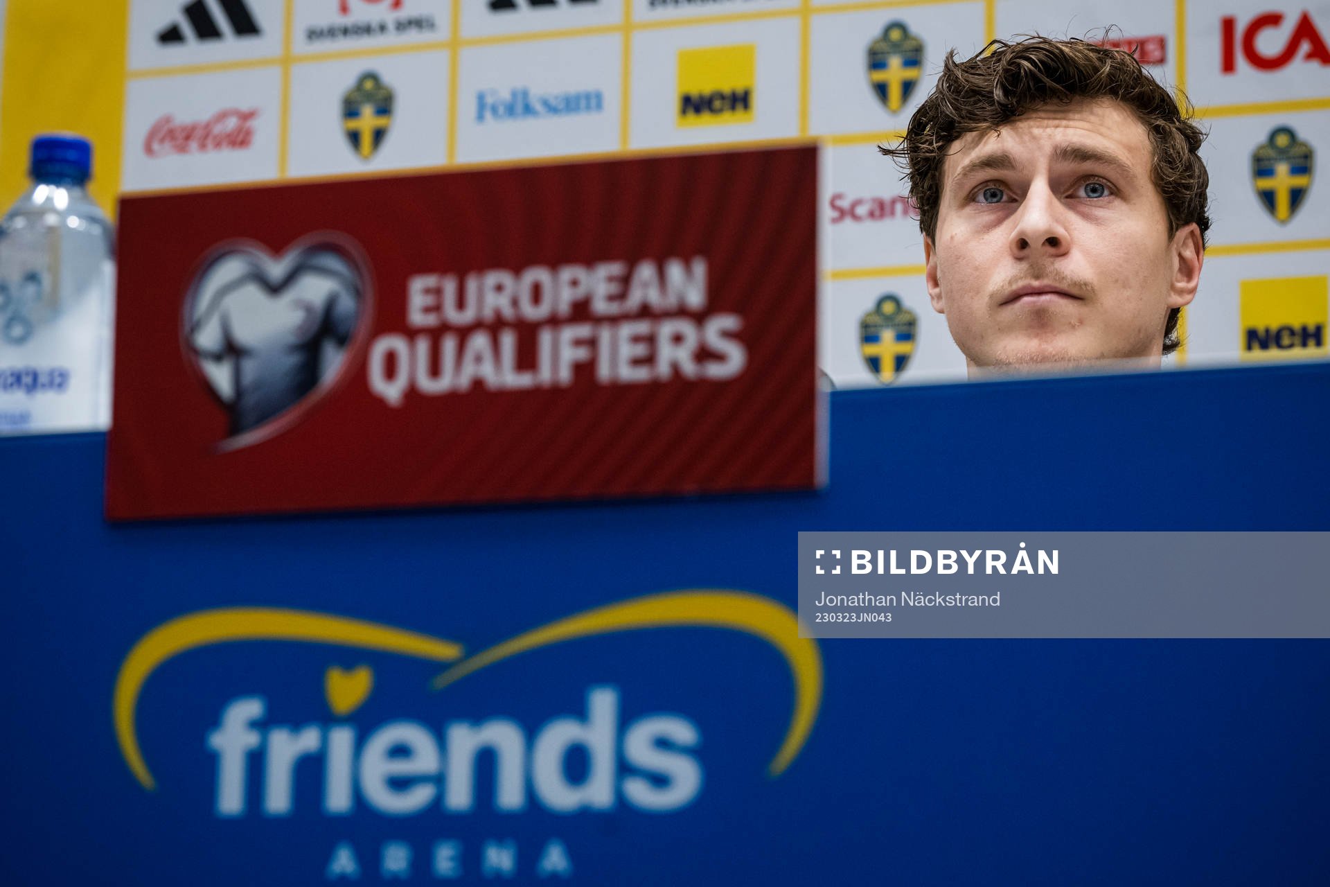 Victor Nilsson Lindelöf of the Swedish national football