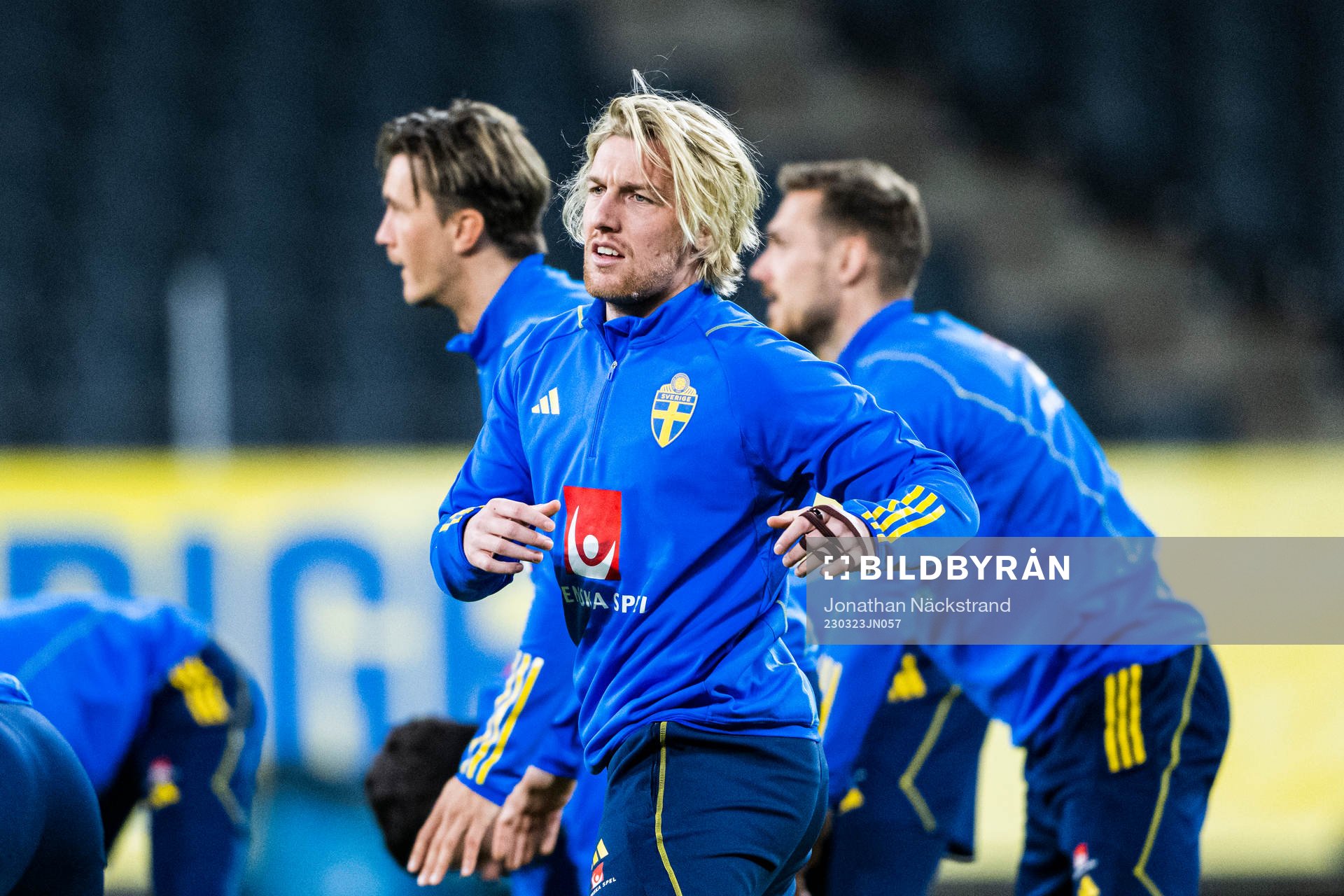 Emil Forsberg of the Swedish national football team