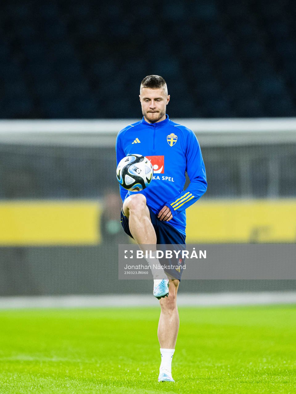 Mattias Svanberg of the Swedish national football team