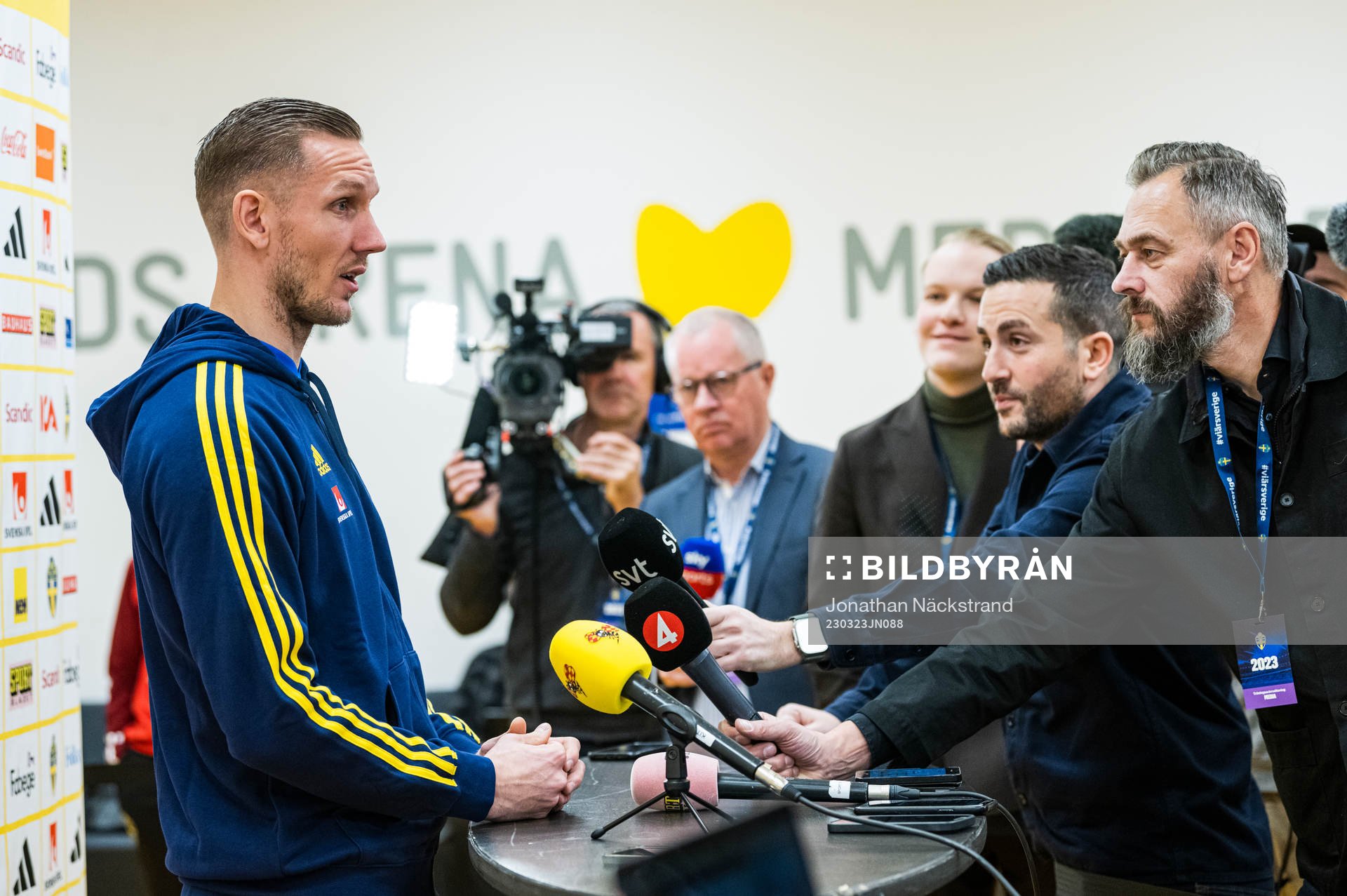 Goalkeeper Robin Olsen of the Swedish national football team